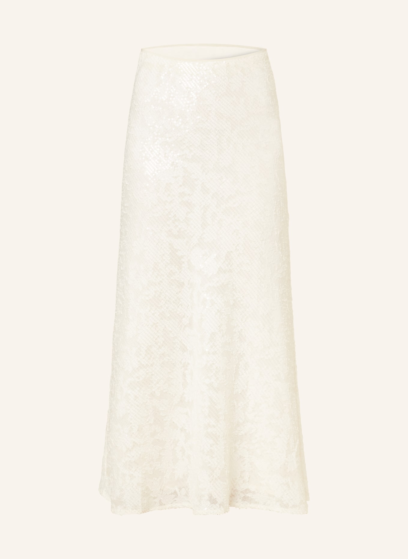 NEO NOIR Spódnica VICKY z cekinami, Kolor: KREMOWY (Obrazek 1)
