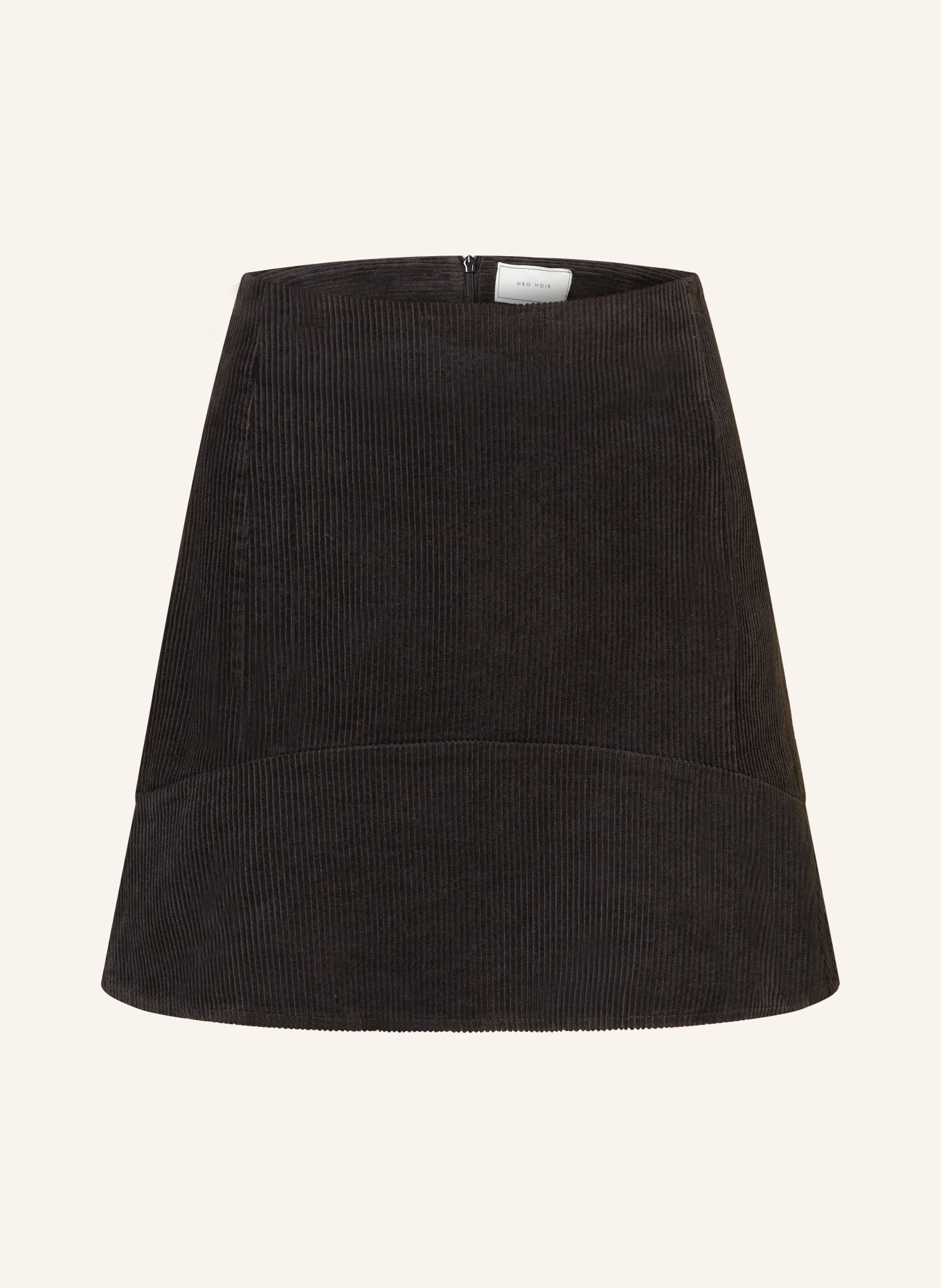 NEO NOIR Corduroy skirt LOUI, Color: BLACK (Image 1)