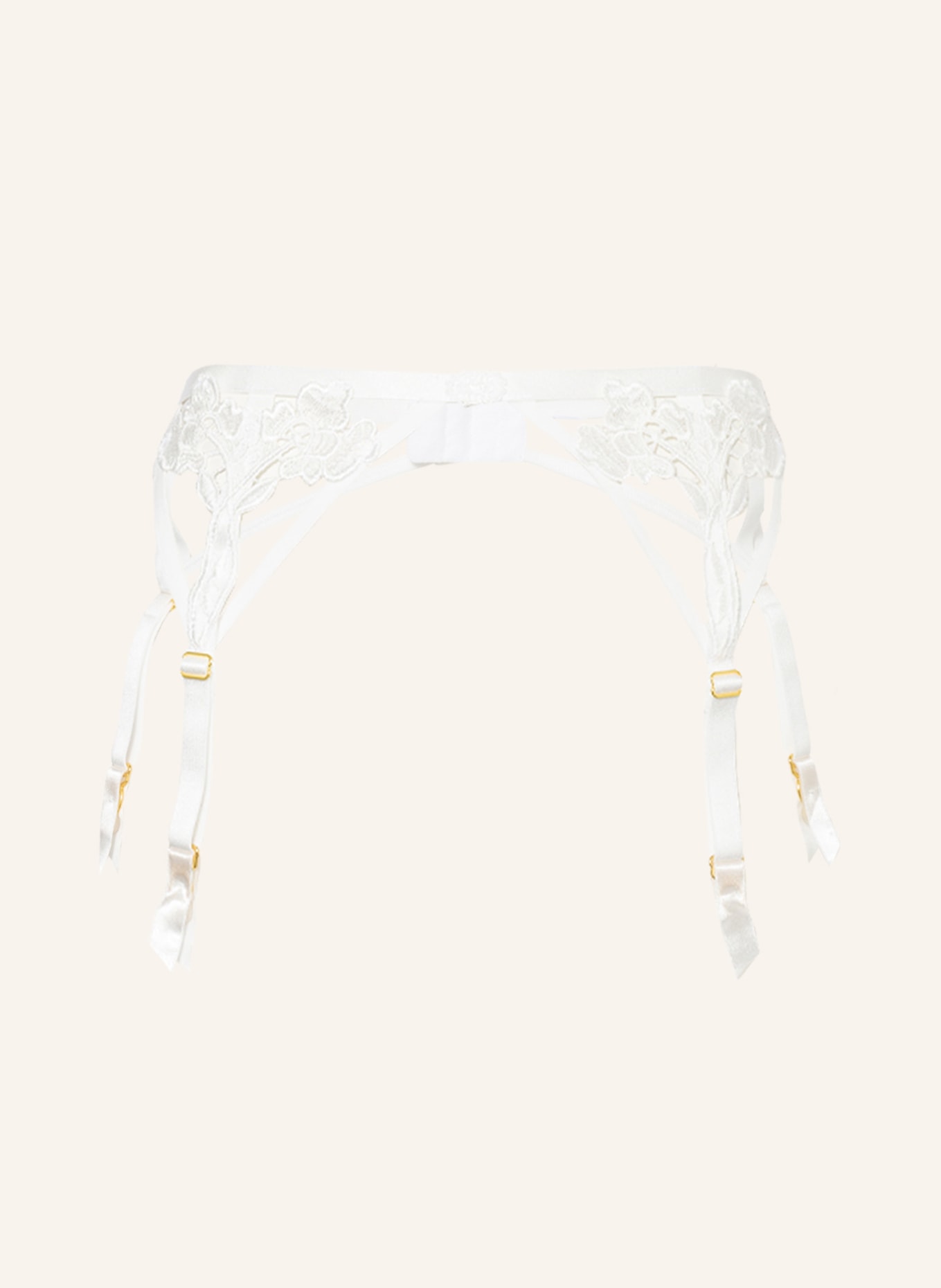 BLUEBELLA Garter belt Ouvert NOVA, Color: ECRU (Image 1)
