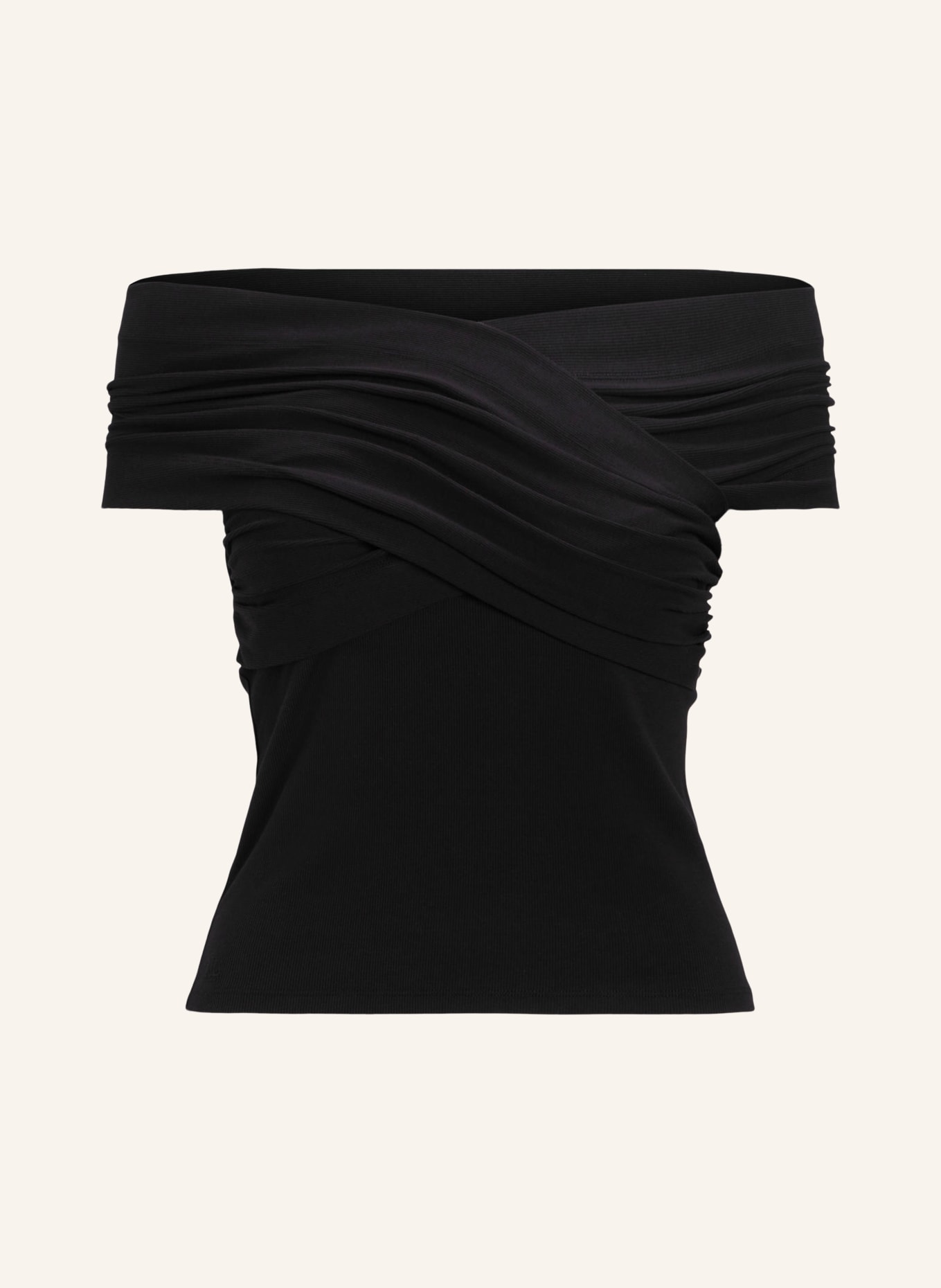 LAUREN RALPH LAUREN Off-shoulder shirt, Color: BLACK (Image 1)