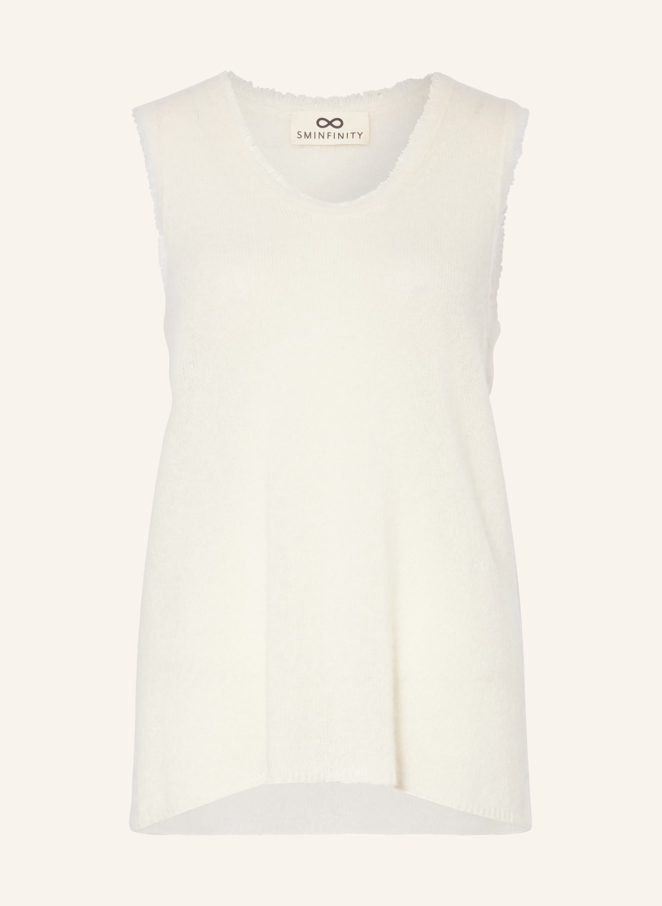 SMINFINITY Cashmere top, Color: ECRU (Image 1)