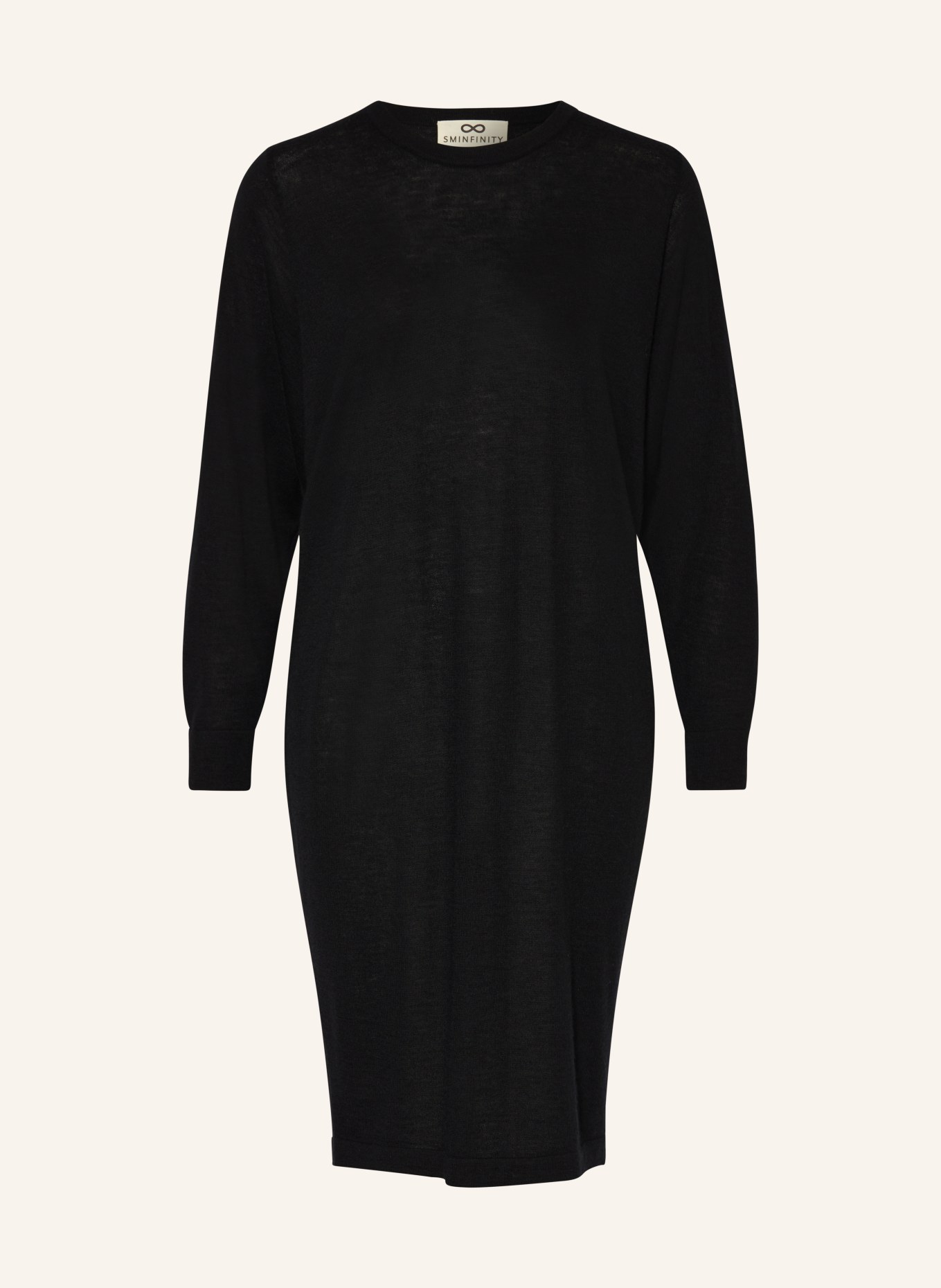 SMINFINITY Cashmere knit dress, Color: BLACK (Image 1)