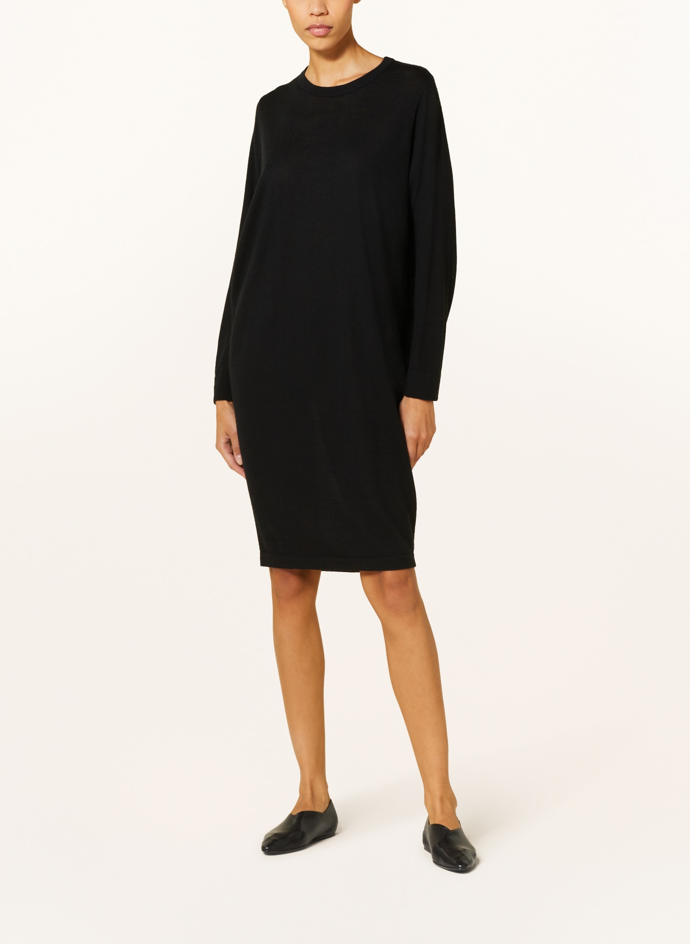 SMINFINITY Cashmere knit dress, Color: BLACK (Image 2)