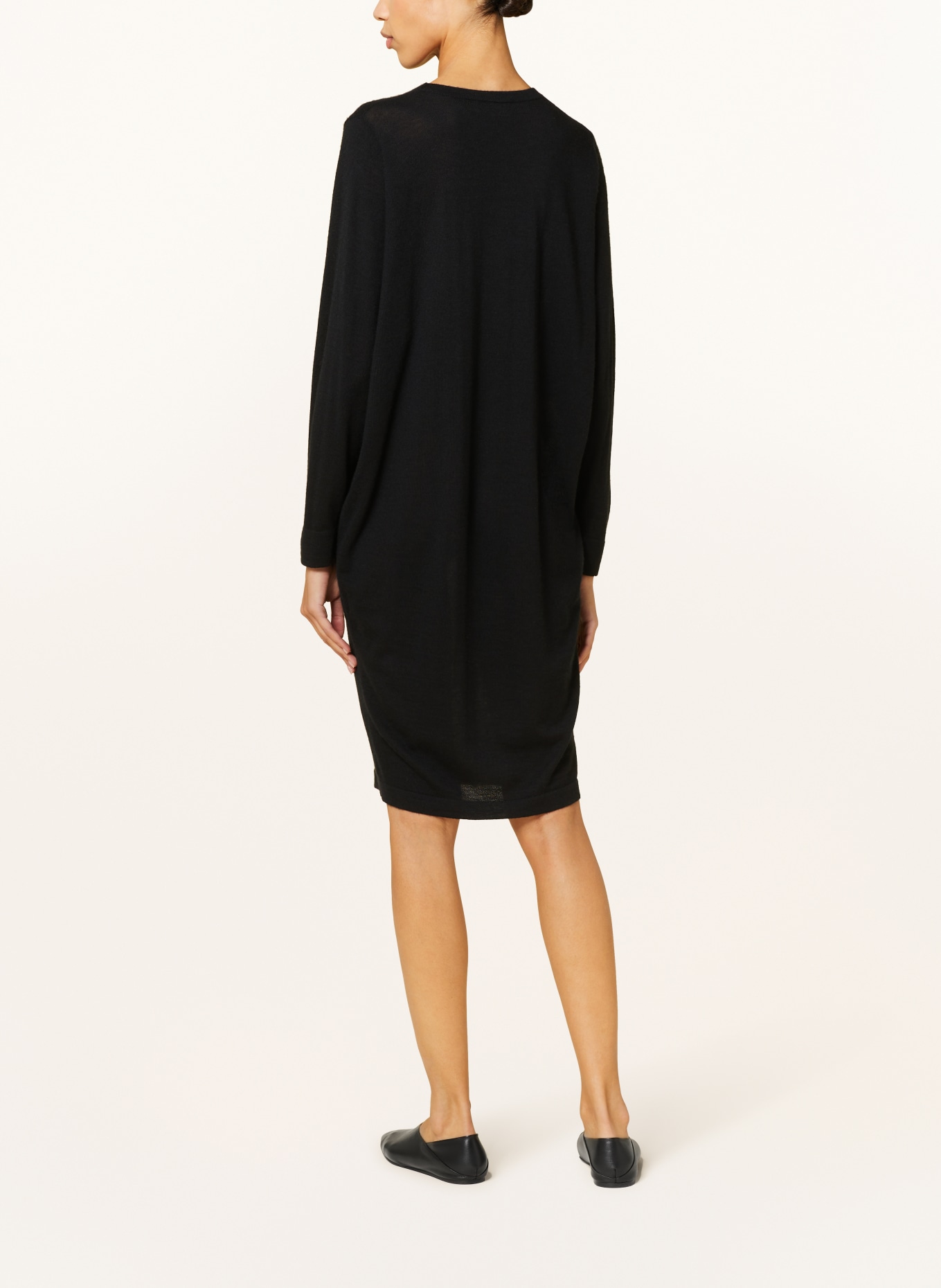 SMINFINITY Cashmere knit dress, Color: BLACK (Image 3)