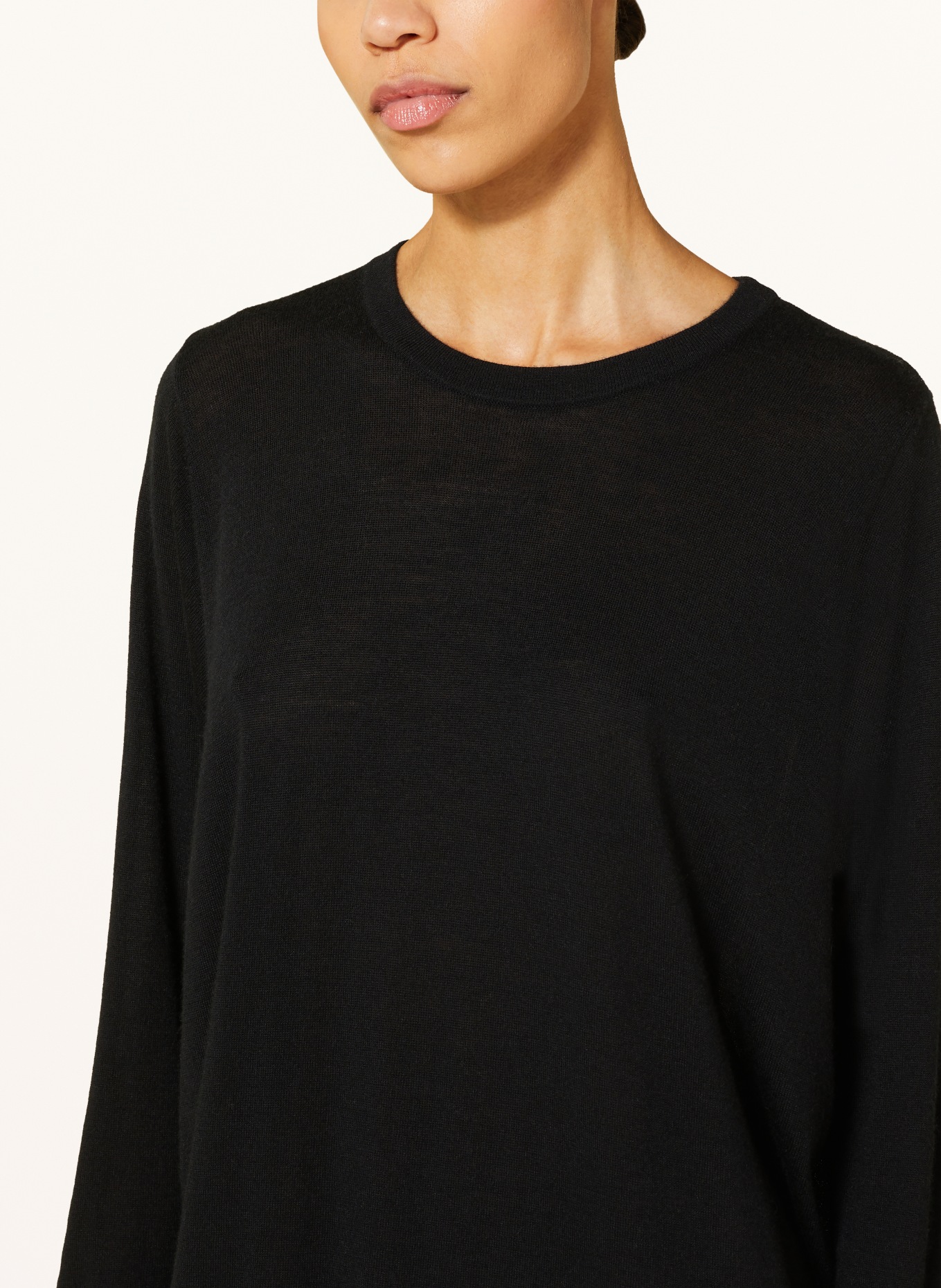 SMINFINITY Cashmere knit dress, Color: BLACK (Image 4)