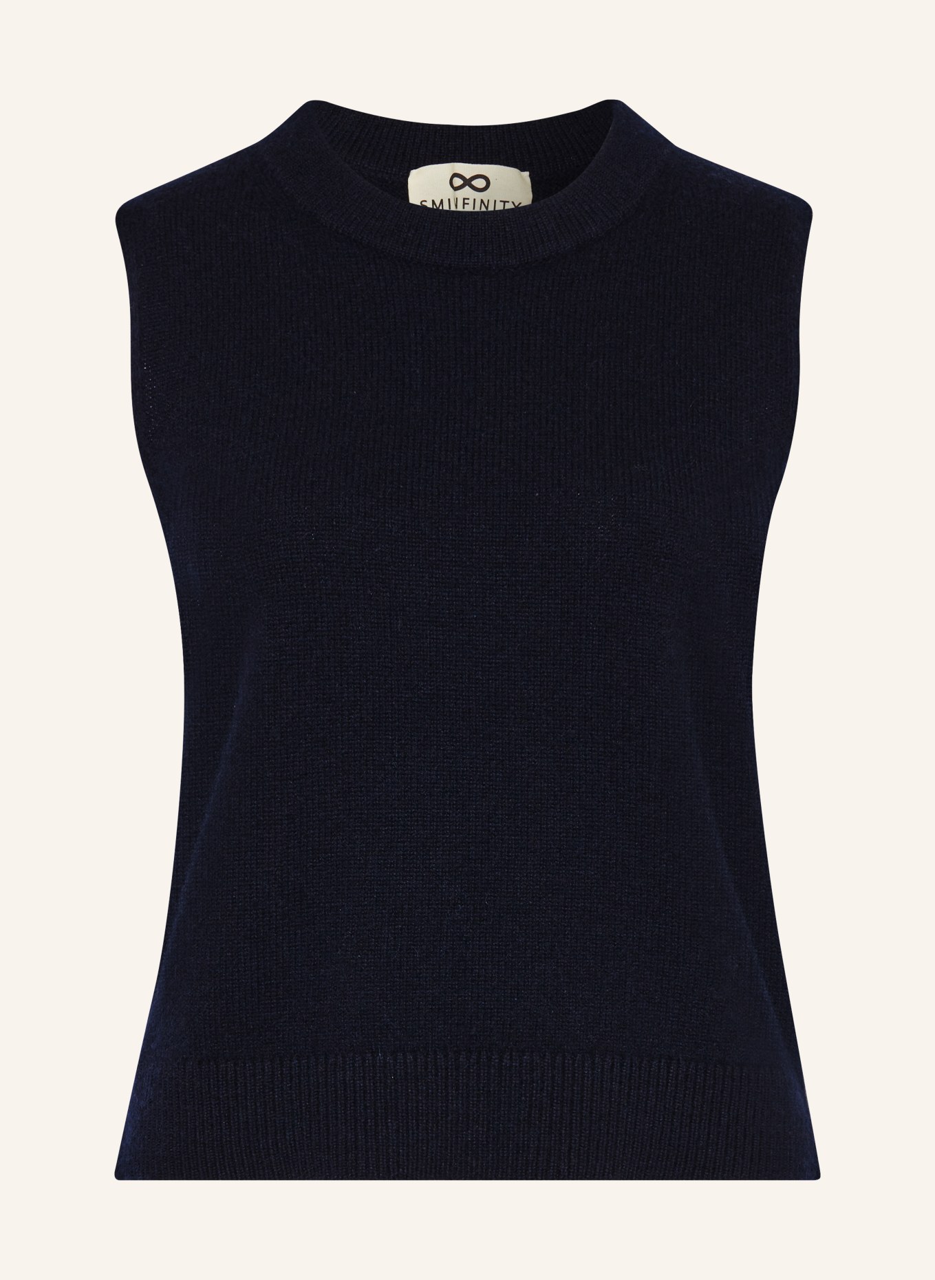 SMINFINITY Cashmere sweater vest, Color: DARK BLUE (Image 1)