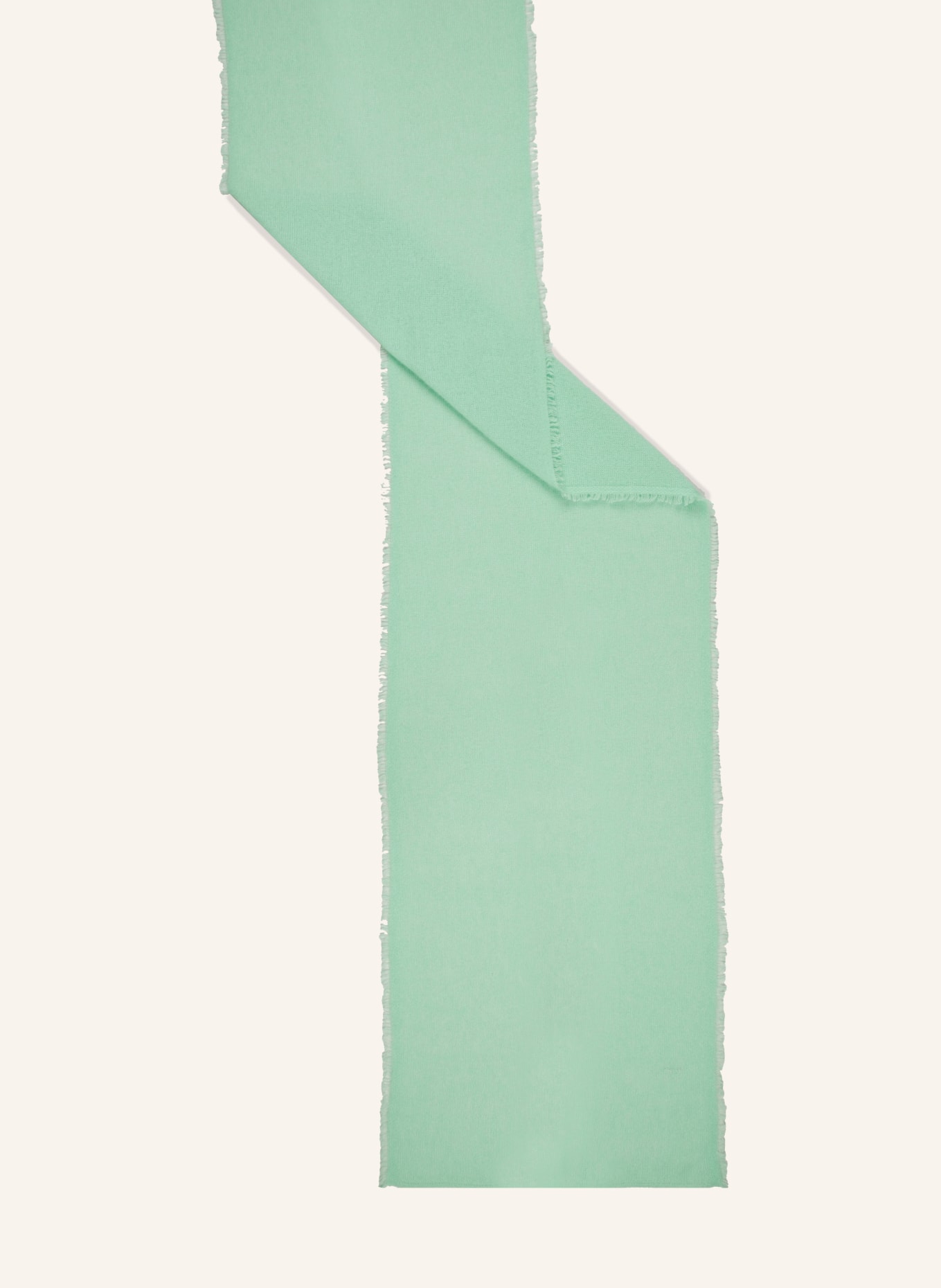 SMINFINITY Cashmere scarf, Color: LIGHT GREEN (Image 2)