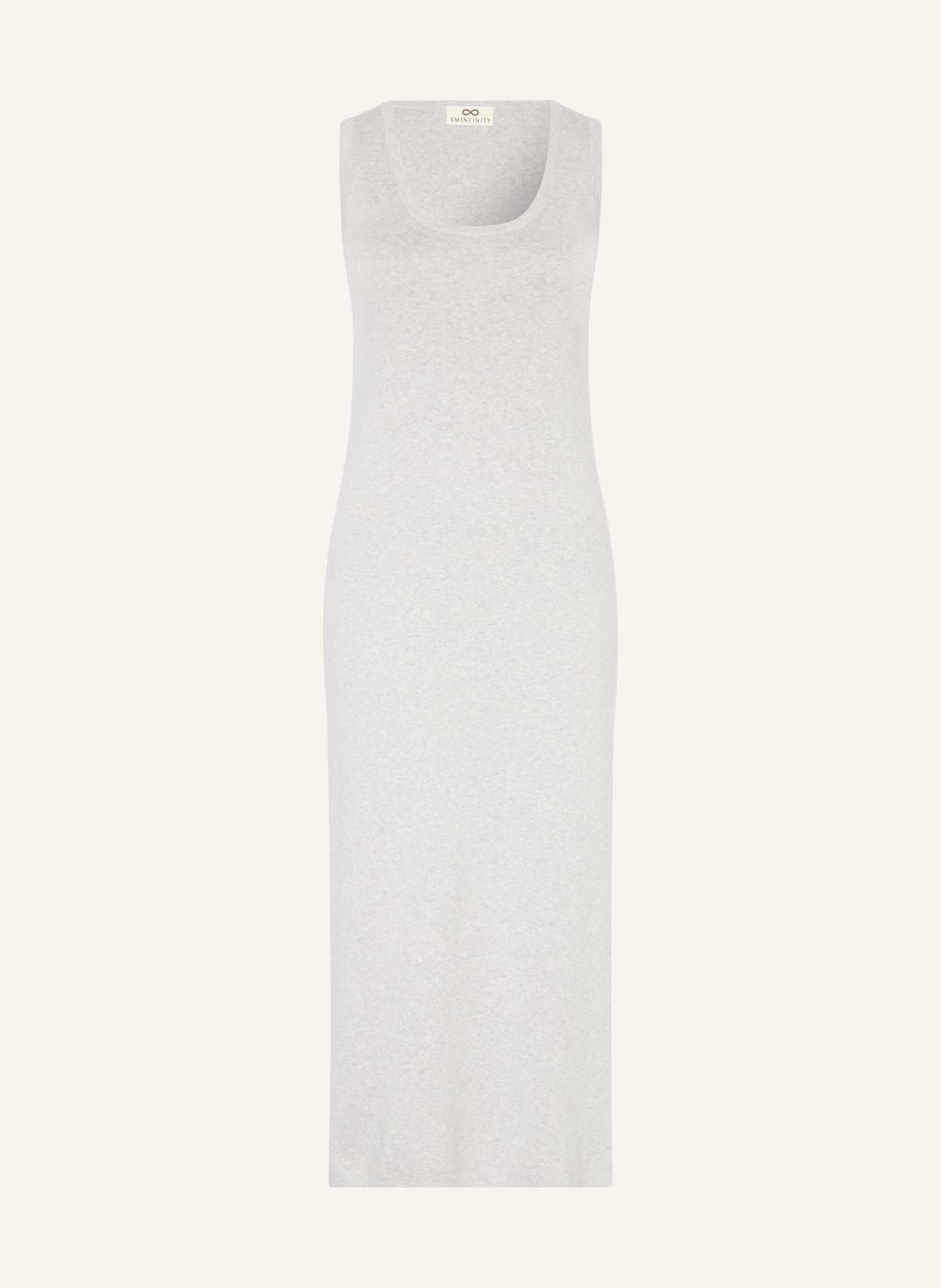 SMINFINITY Pletené šaty, Barva: SVĚTLE ŠEDÁ (Obrázek 1)