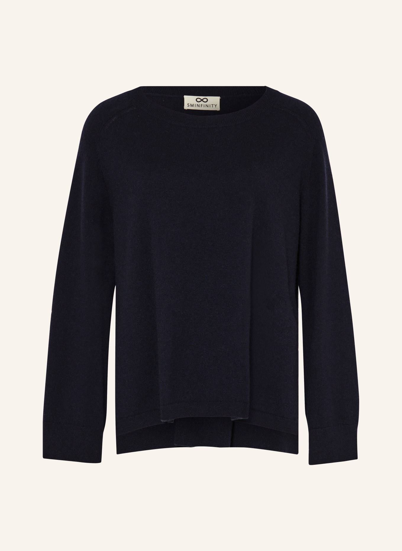 SMINFINITY Sweater with cashmere, Color: DARK BLUE (Image 1)