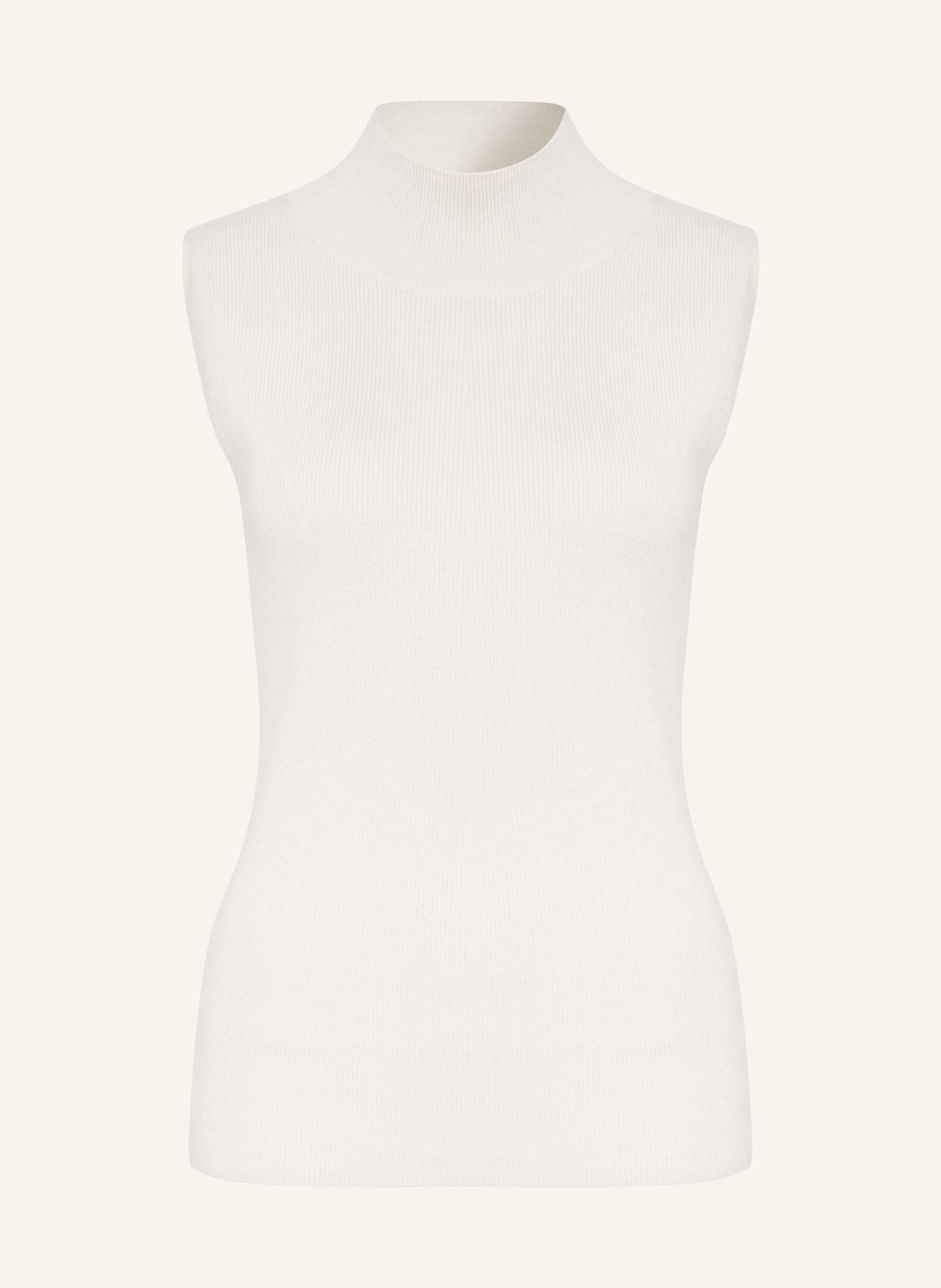 SMINFINITY Knit top with cashmere, Color: CREAM (Image 1)