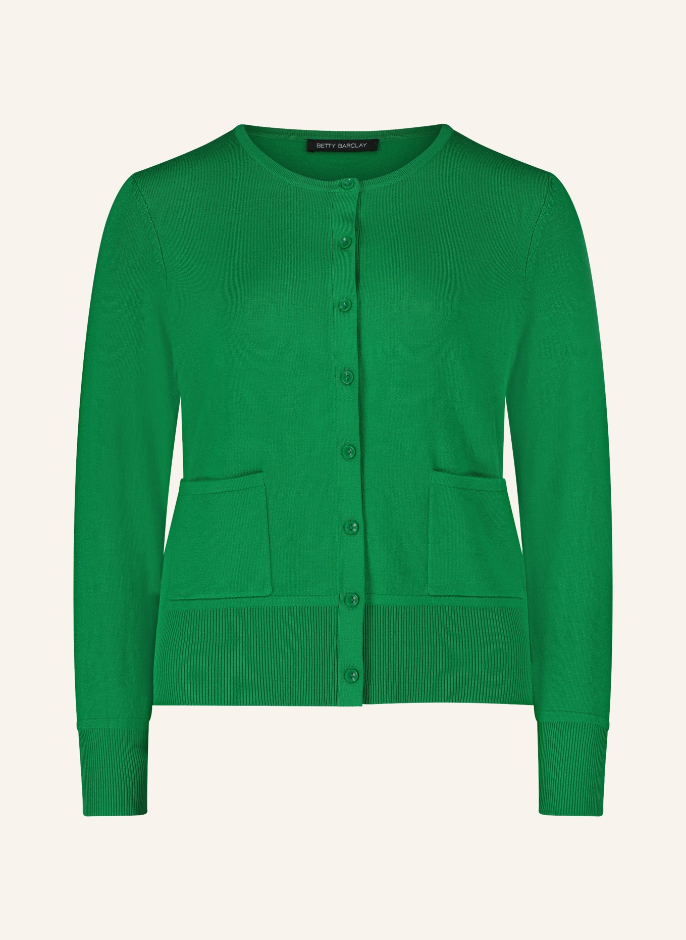 Betty Barclay Cardigan, Color: GREEN (Image 1)