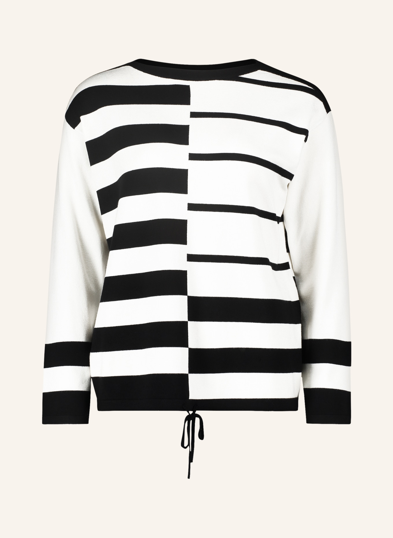 Betty Barclay Sweater, Color: WHITE/ BLACK (Image 1)