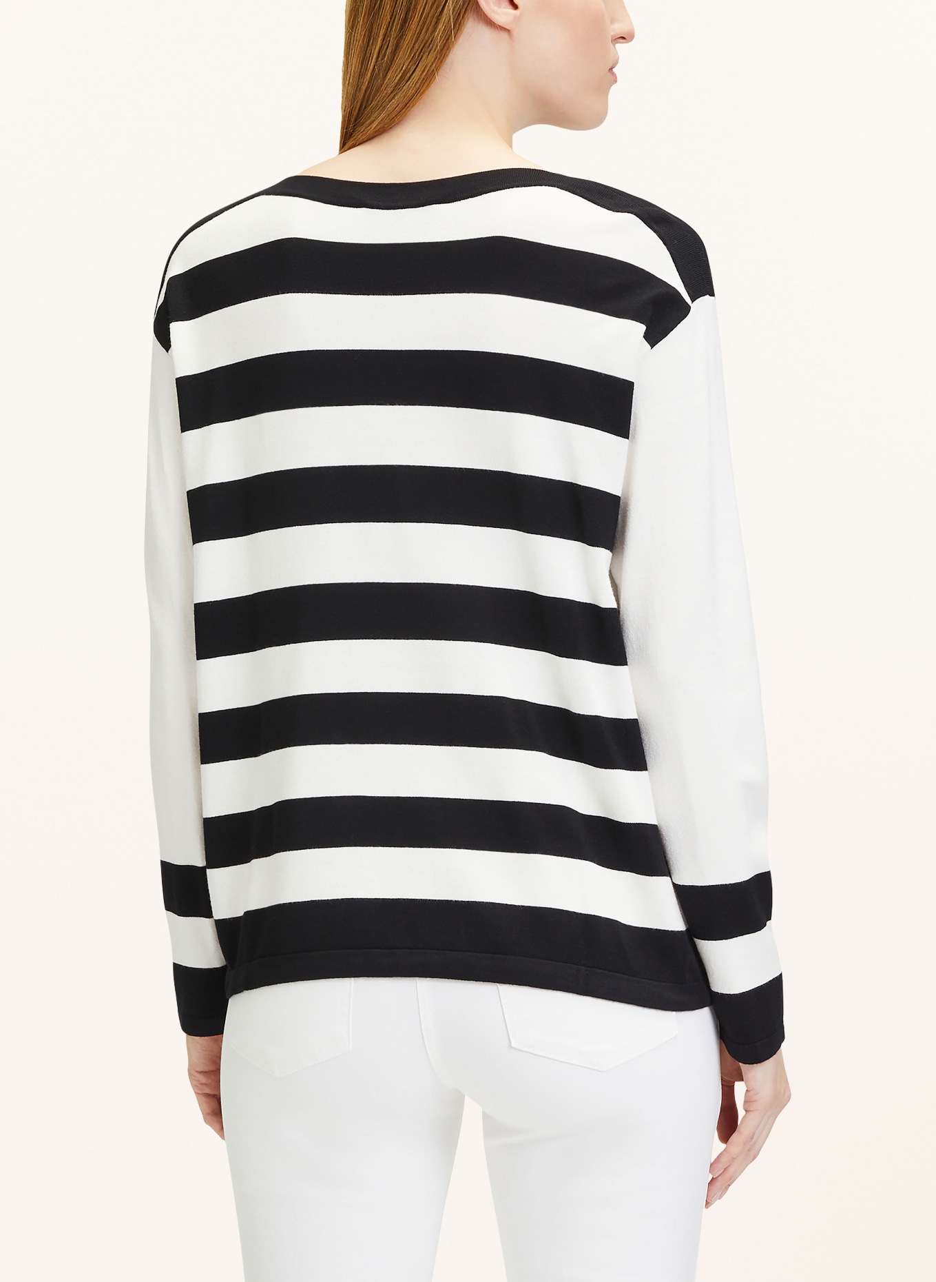 Betty Barclay Sweater, Color: WHITE/ BLACK (Image 3)