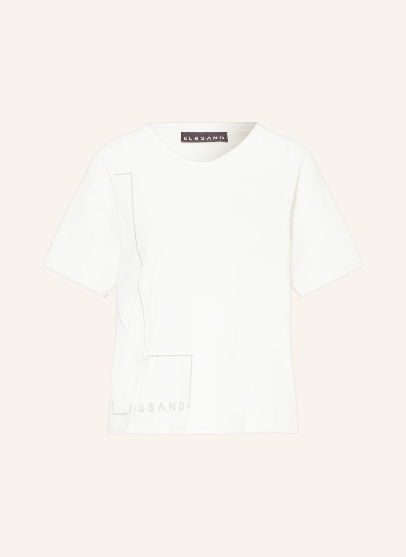 ELBSAND T-Shirt DINE, Farbe: WEISS (Bild 1)