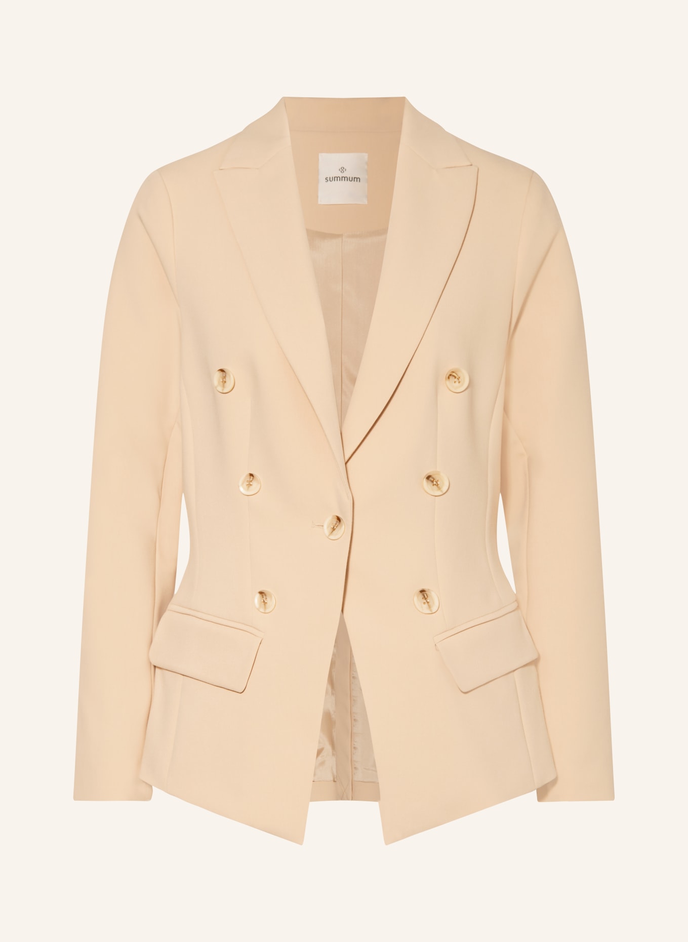 summum woman Blazer, Color: LIGHT BROWN (Image 1)