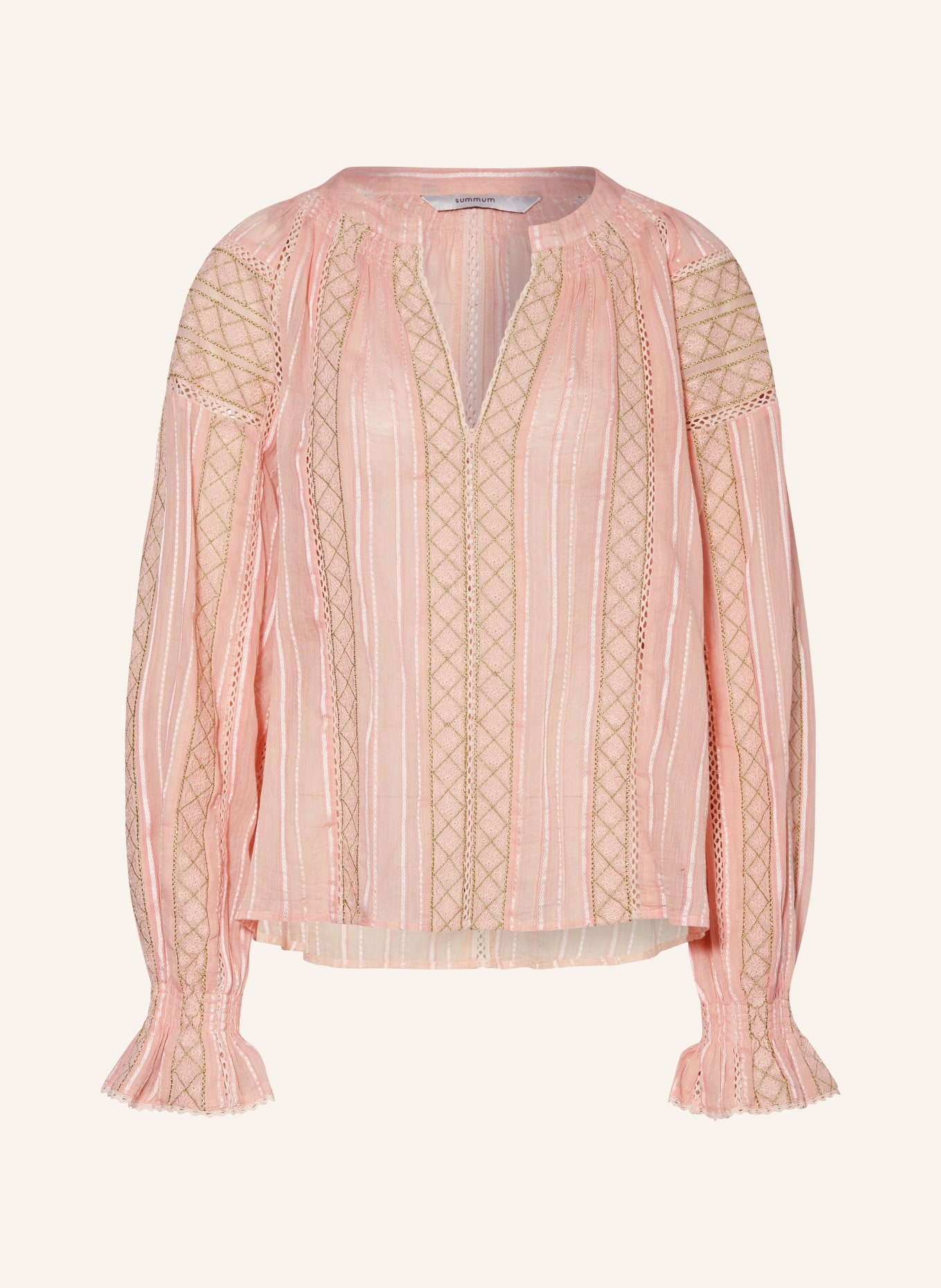 summum woman Tunic with glitter thread, Color: PINK (Image 1)