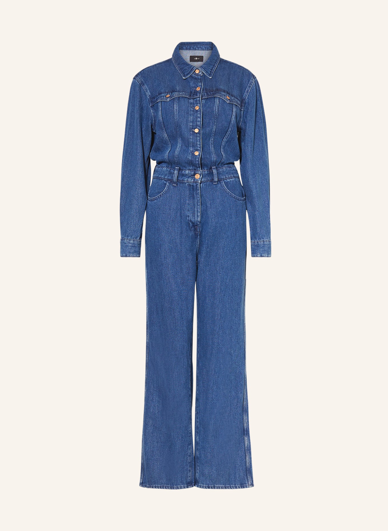 7 for all mankind Jeans-Jumpsuit DOLLY, Farbe: DARK BLUE (Bild 1)