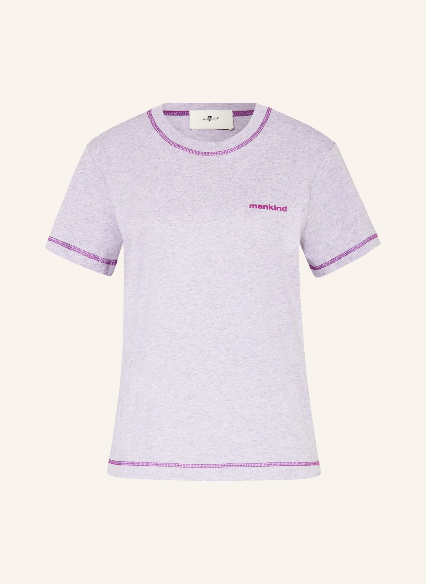 7 for all mankind T-shirt, Color: LIGHT PURPLE (Image 1)