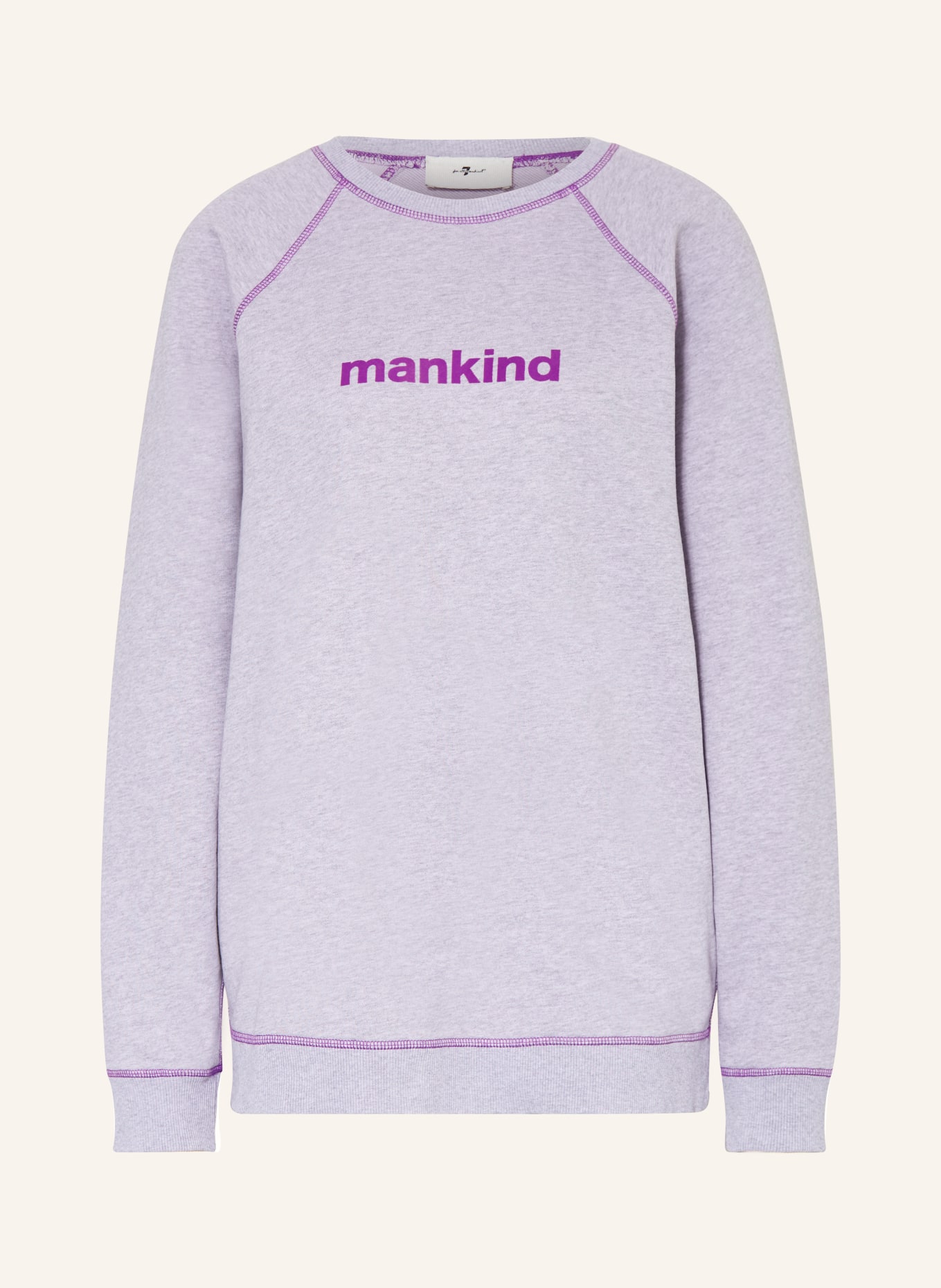 7 for all mankind Sweatshirt, Color: LIGHT PURPLE (Image 1)