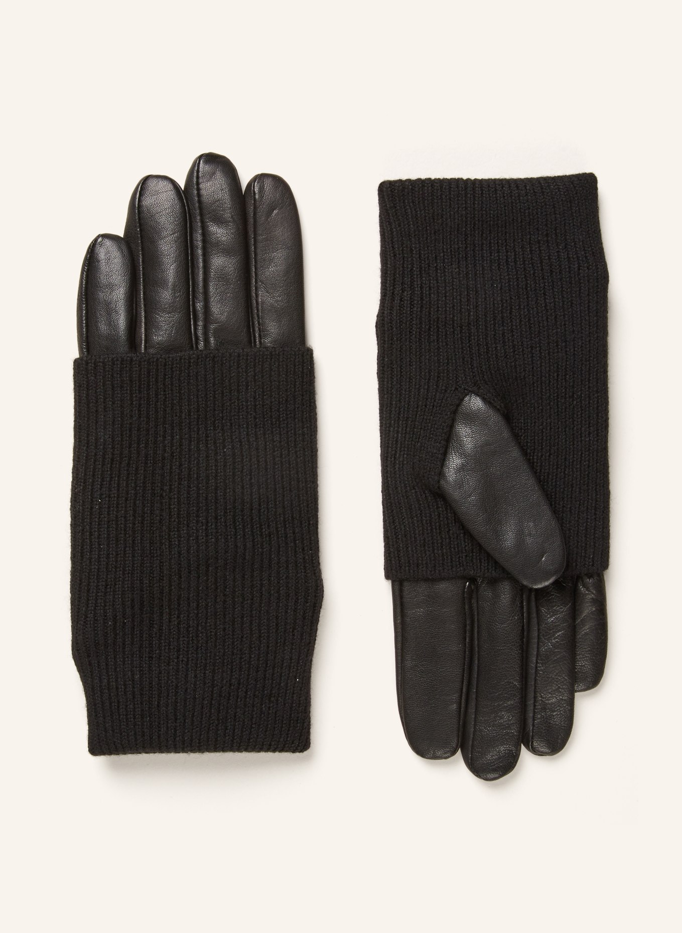 COS Skórzane rękawiczki, Kolor: CZARNY (Obrazek 1)