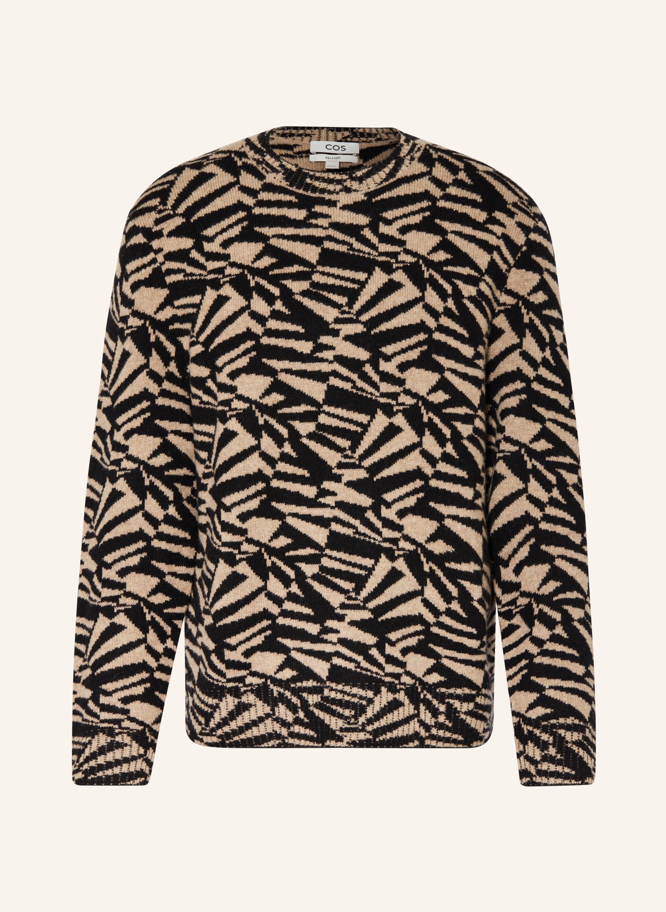 COS Sweater, Color: BEIGE/ BLACK (Image 1)