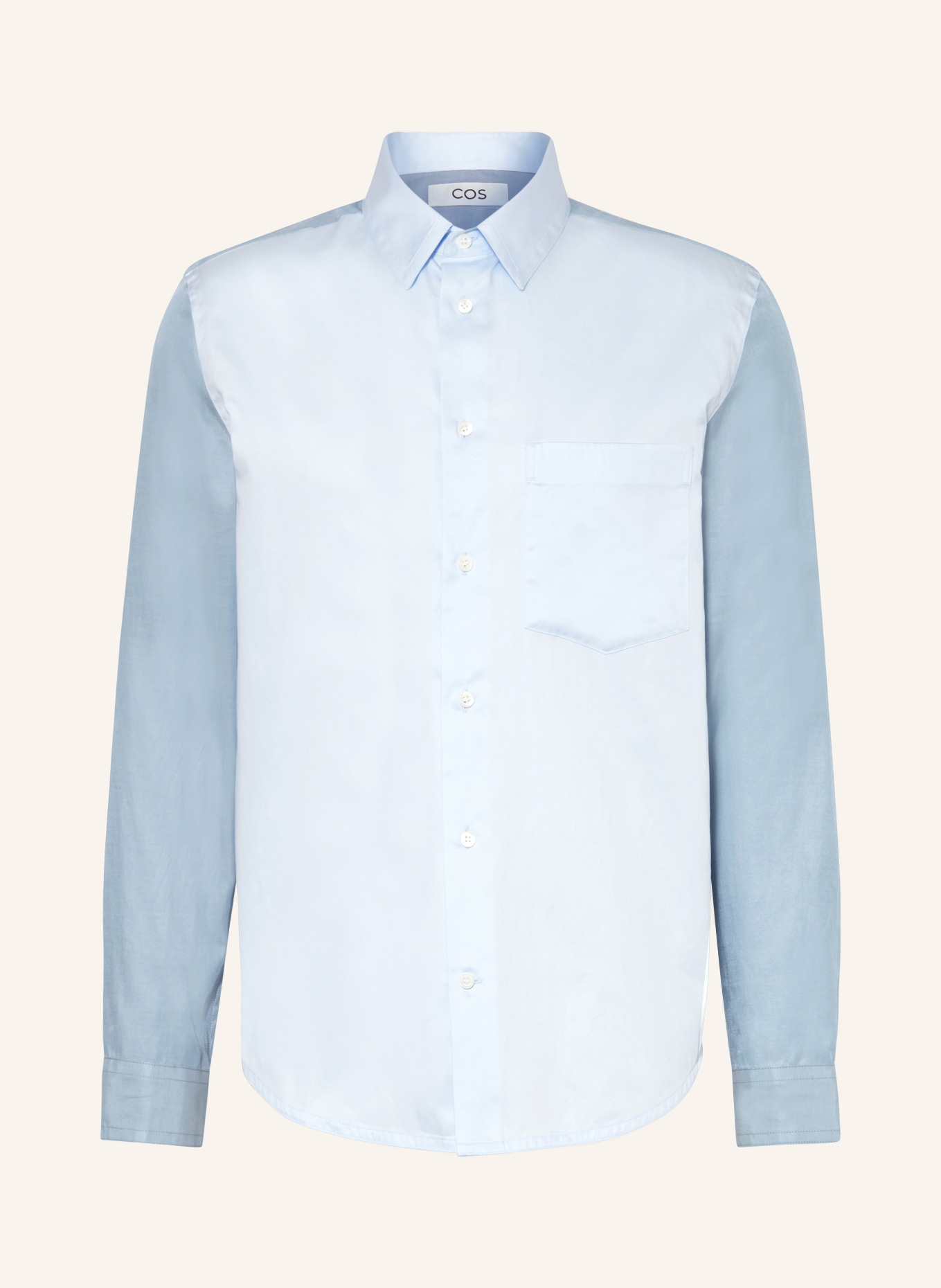 COS Shirt relaxed fit, Color: LIGHT BLUE (Image 1)