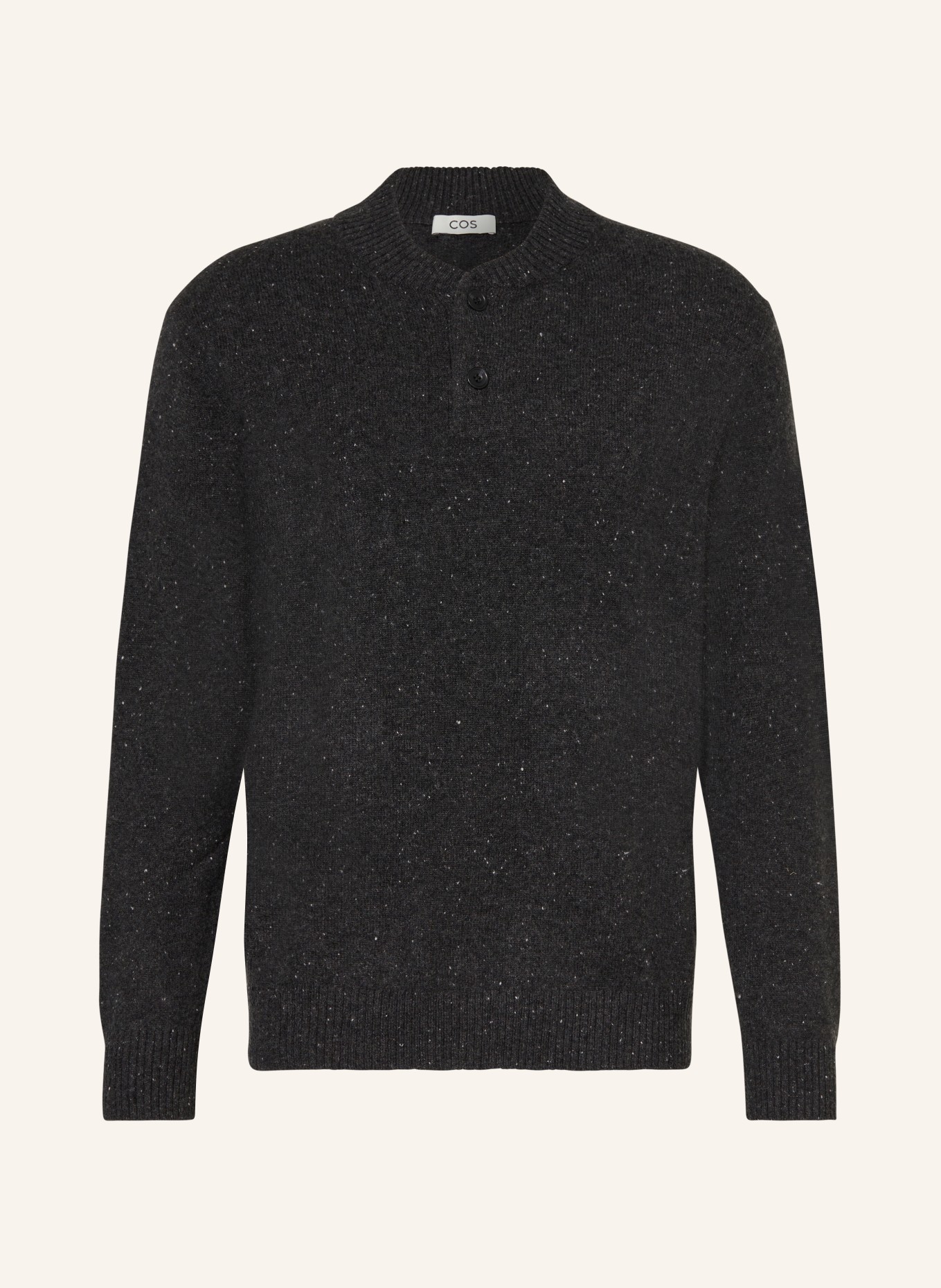 COS Cashmere-Pullover, Farbe: DUNKELGRAU (Bild 1)