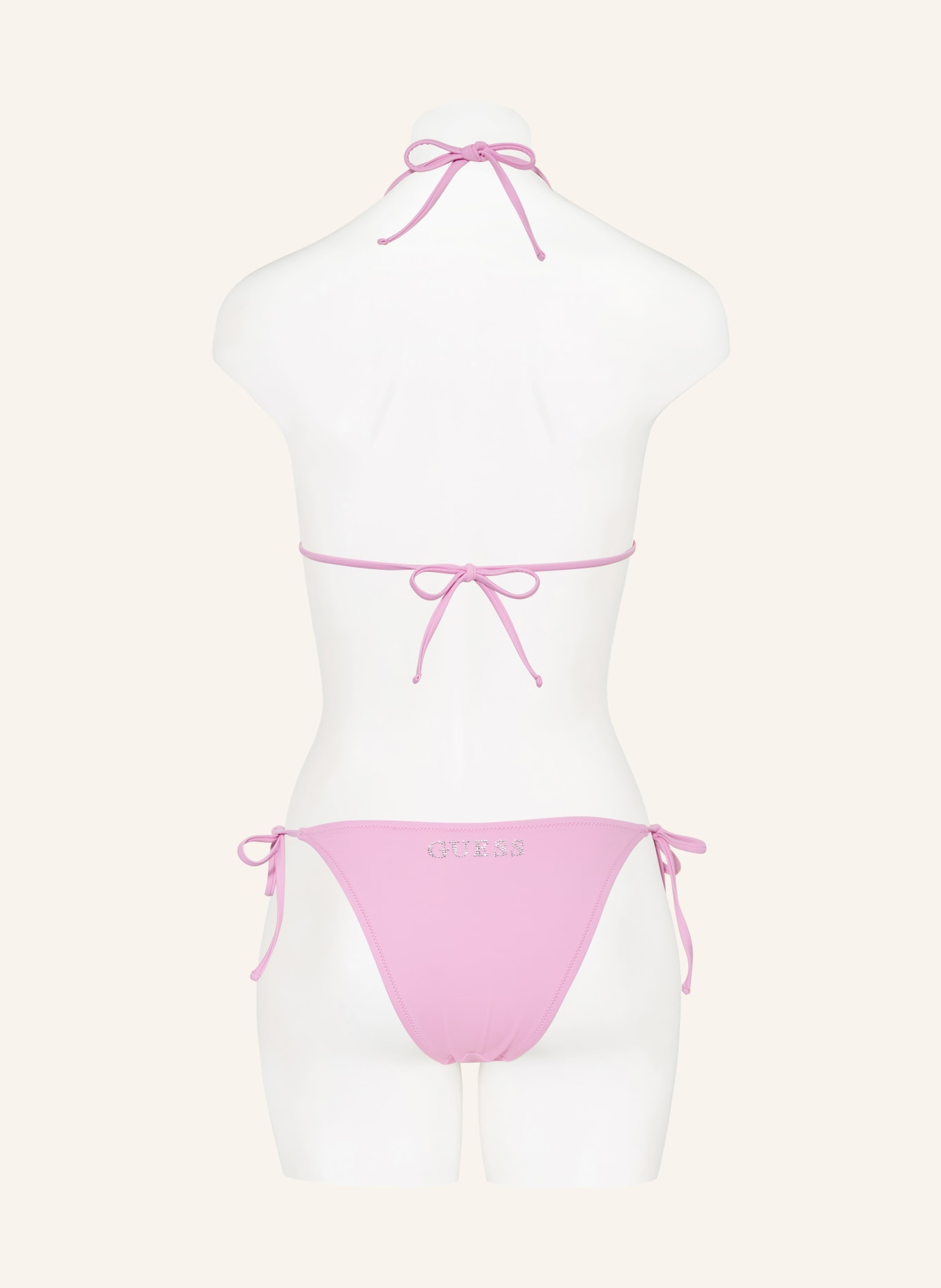 GUESS Triangel-Bikini-Hose mit Schmucksteinen, Farbe: HELLLILA (Bild 3)