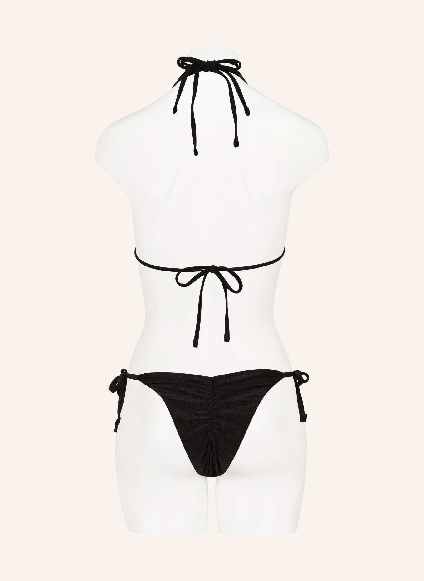 GUESS Triangel-Bikini-Hose mit Pailletten, Farbe: SCHWARZ (Bild 3)