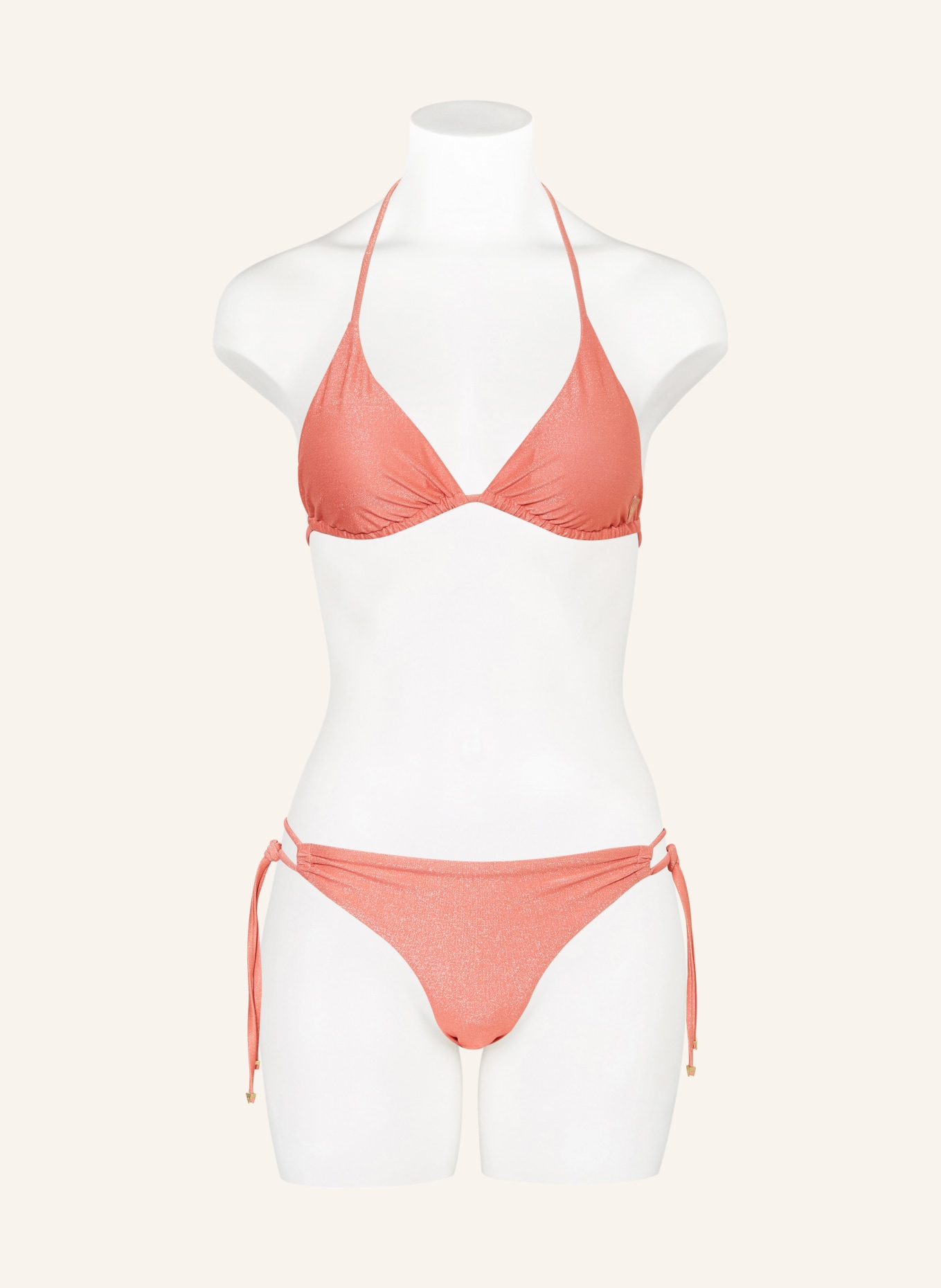 GUESS Triangle bikini bottoms, Color: SALMON (Image 2)