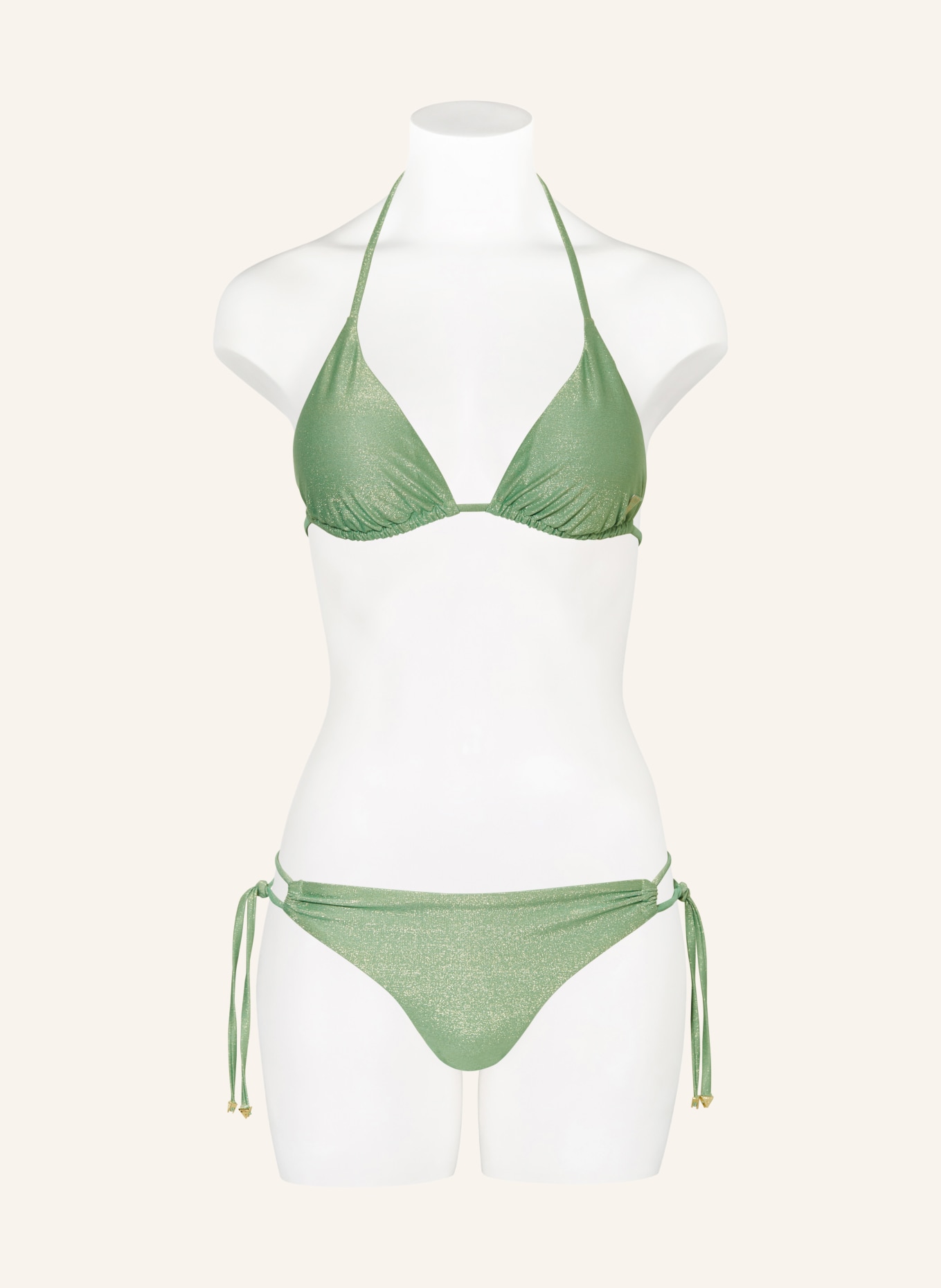GUESS Triangel-Bikini-Hose, Farbe: GRÜN (Bild 2)