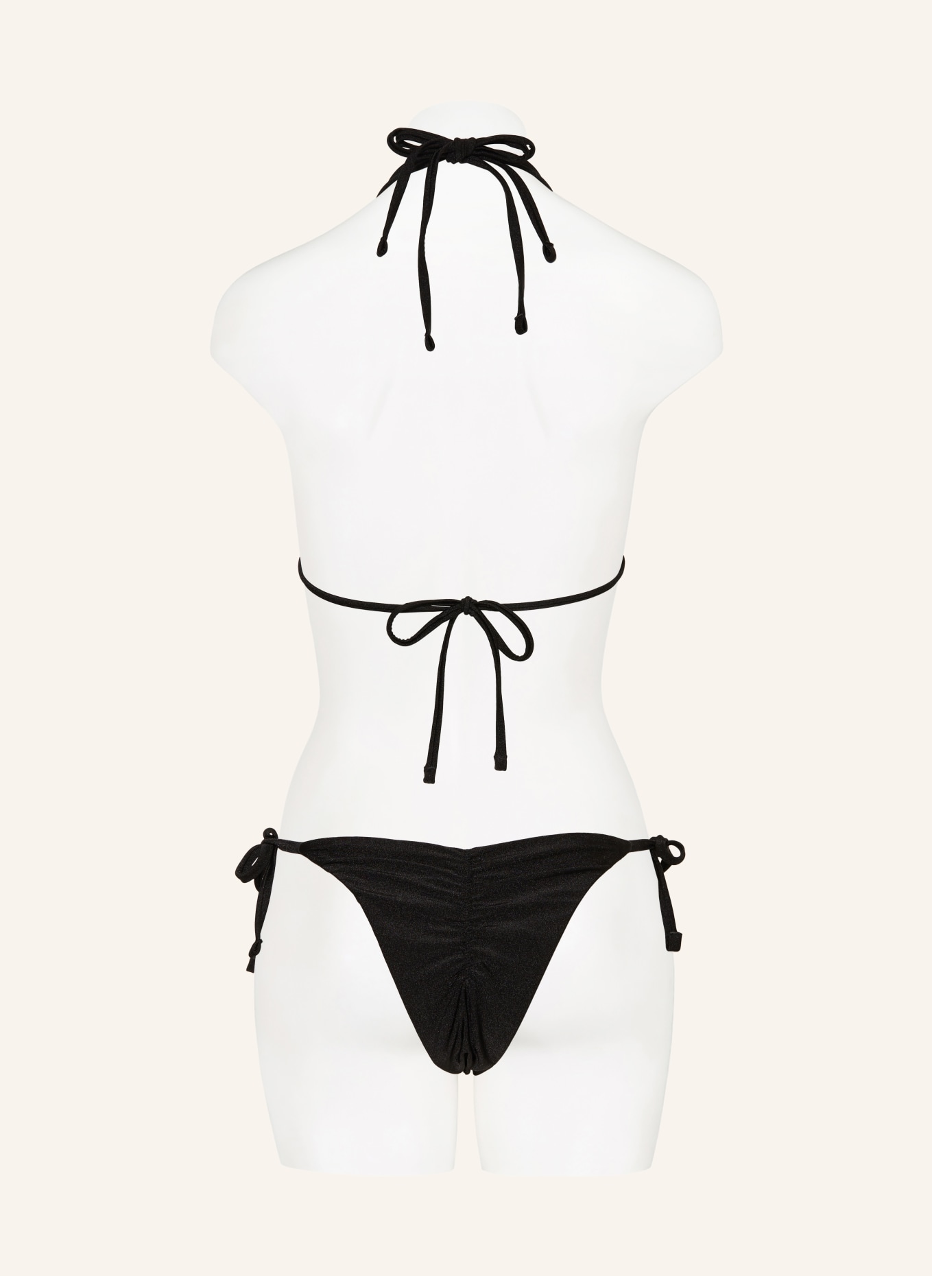 GUESS Triangel-Bikini-Top mit Pailletten, Farbe: SCHWARZ (Bild 3)