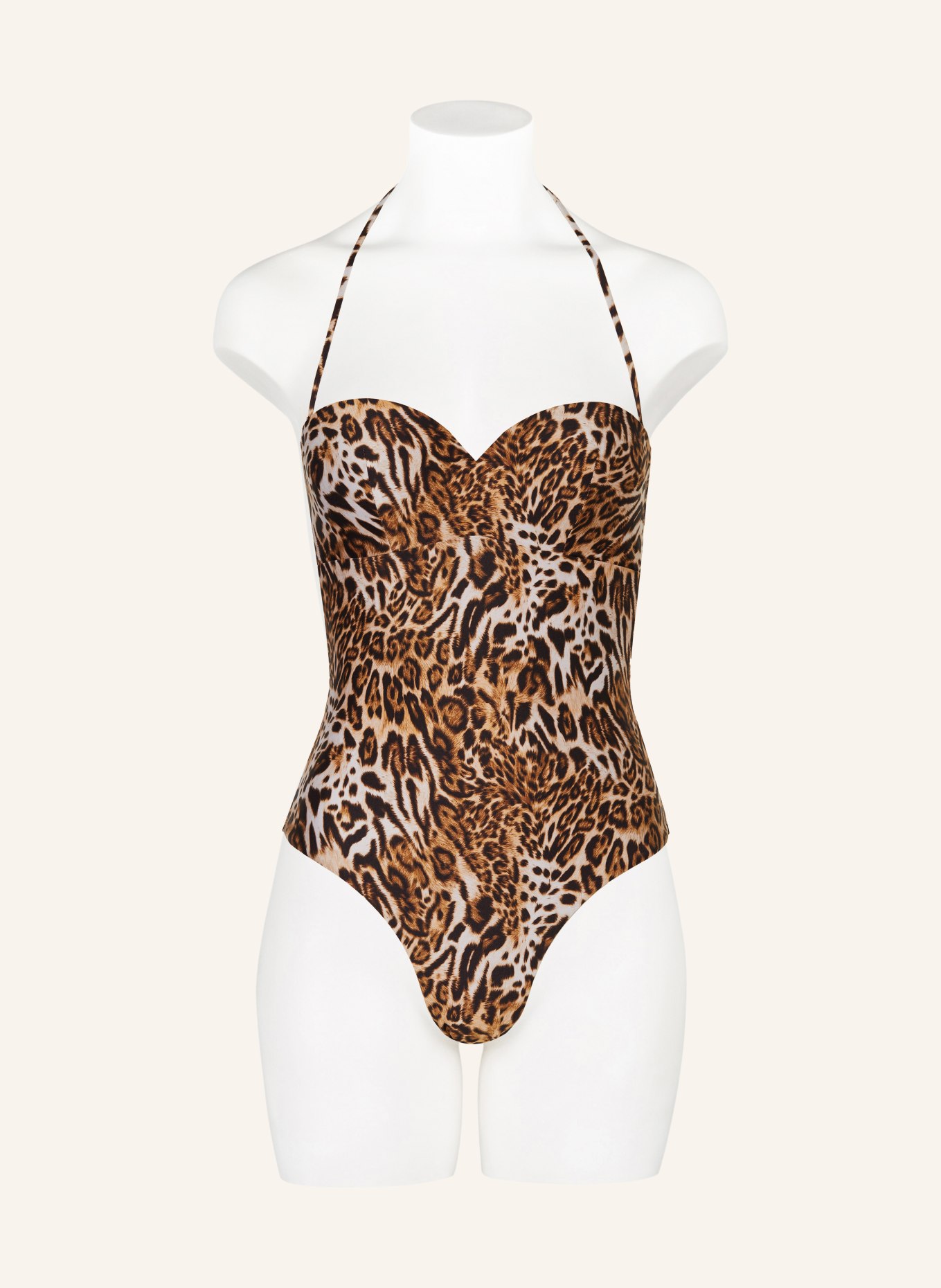 GUESS Underwire swimsuit, Color: CREAM/ LIGHT BROWN/ DARK BROWN (Image 2)