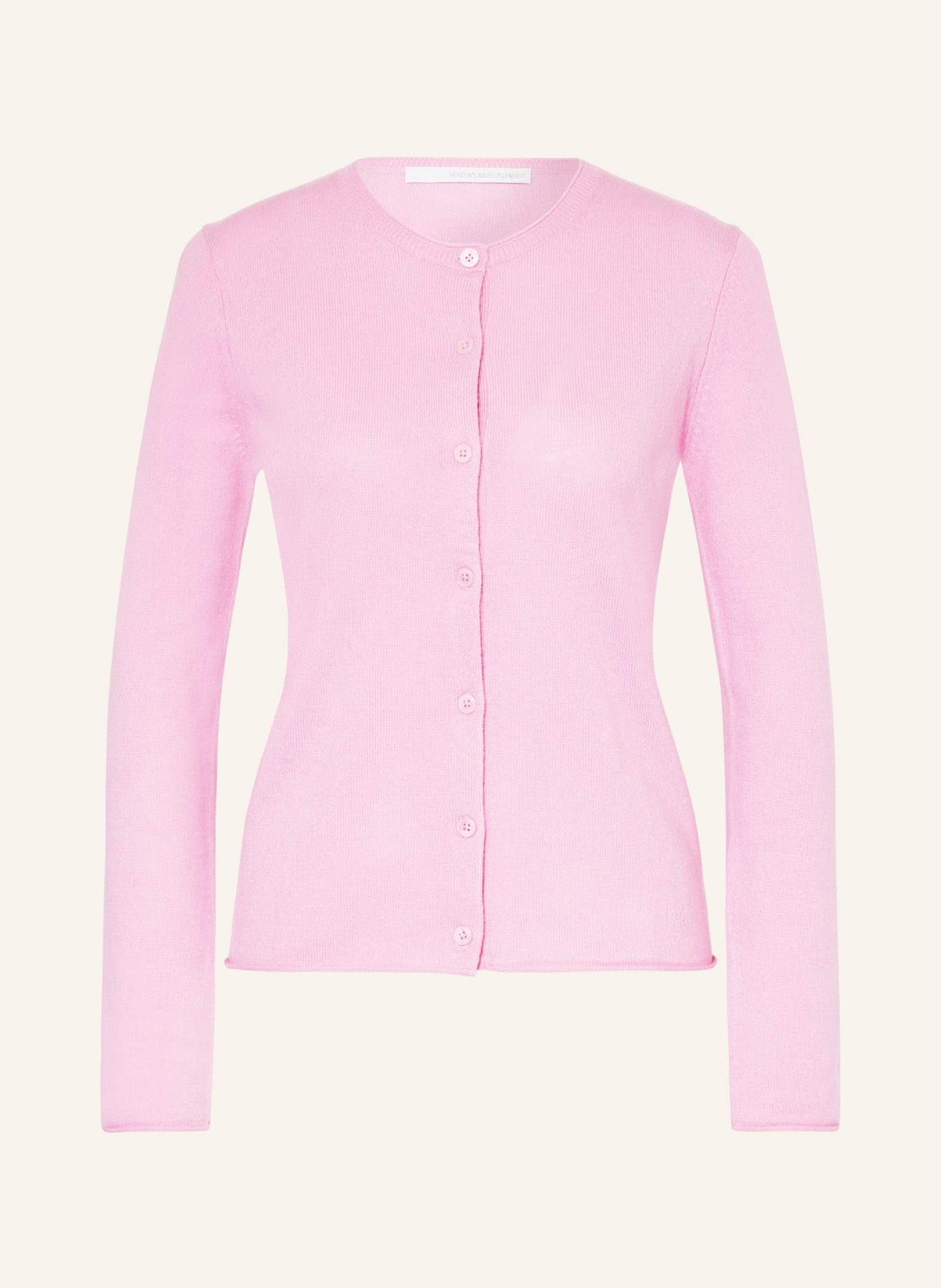 HERZEN'S ANGELEGENHEIT Cashmere cardigan, Color: PINK (Image 1)