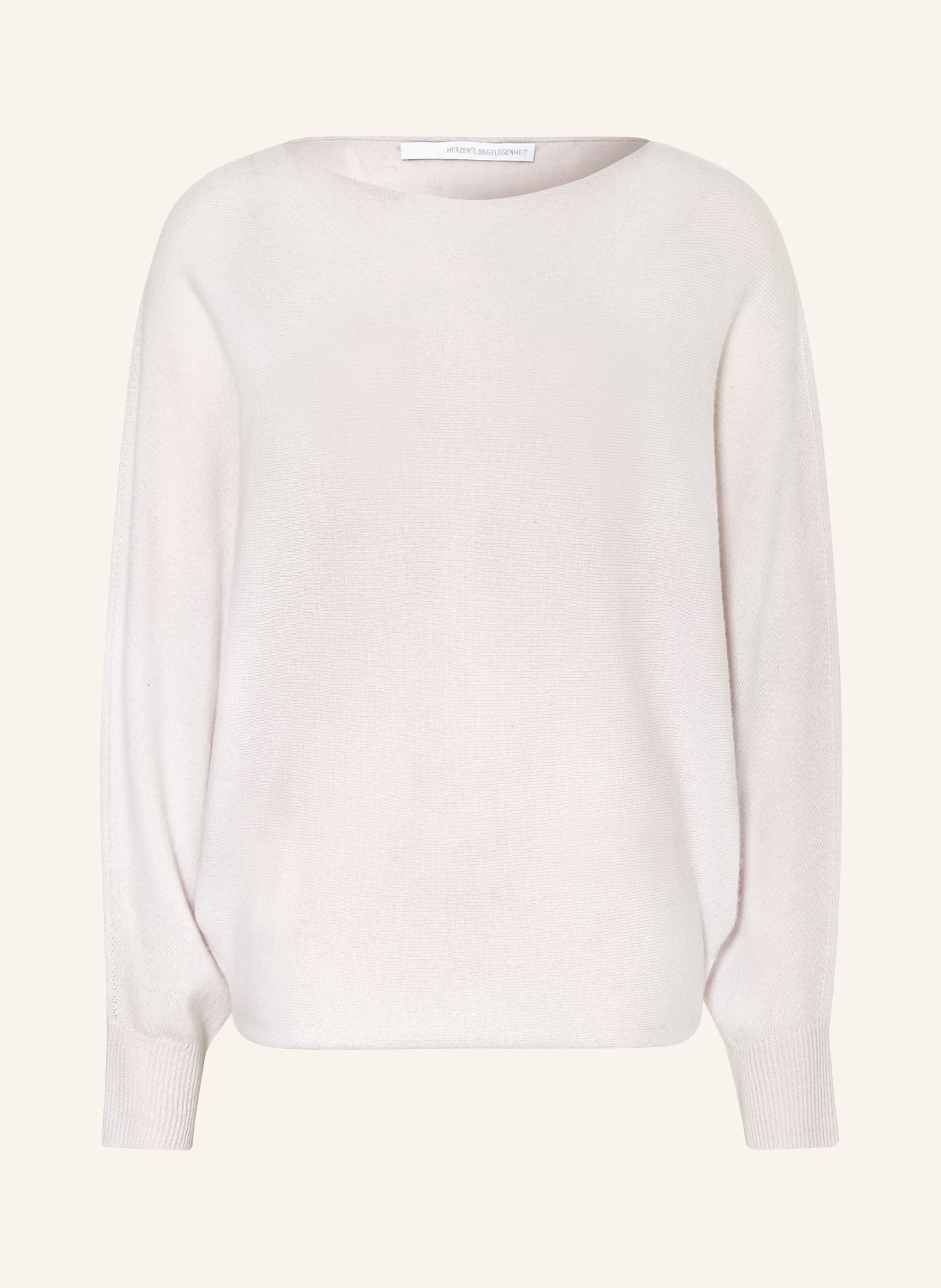 HERZEN'S ANGELEGENHEIT Sweater with cashmere, Color: CREAM (Image 1)