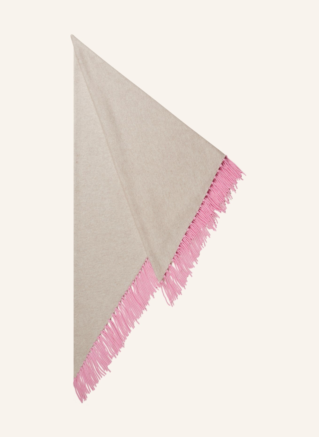 HERZEN'S ANGELEGENHEIT Scarf with cashmere, Color: LIGHT BROWN (Image 1)