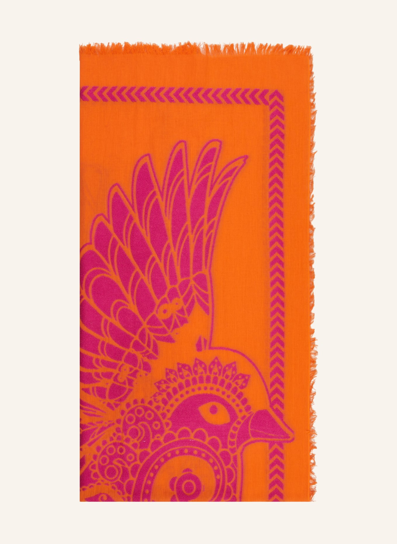 CODELLO Scarf, Color: ORANGE/ PINK (Image 1)
