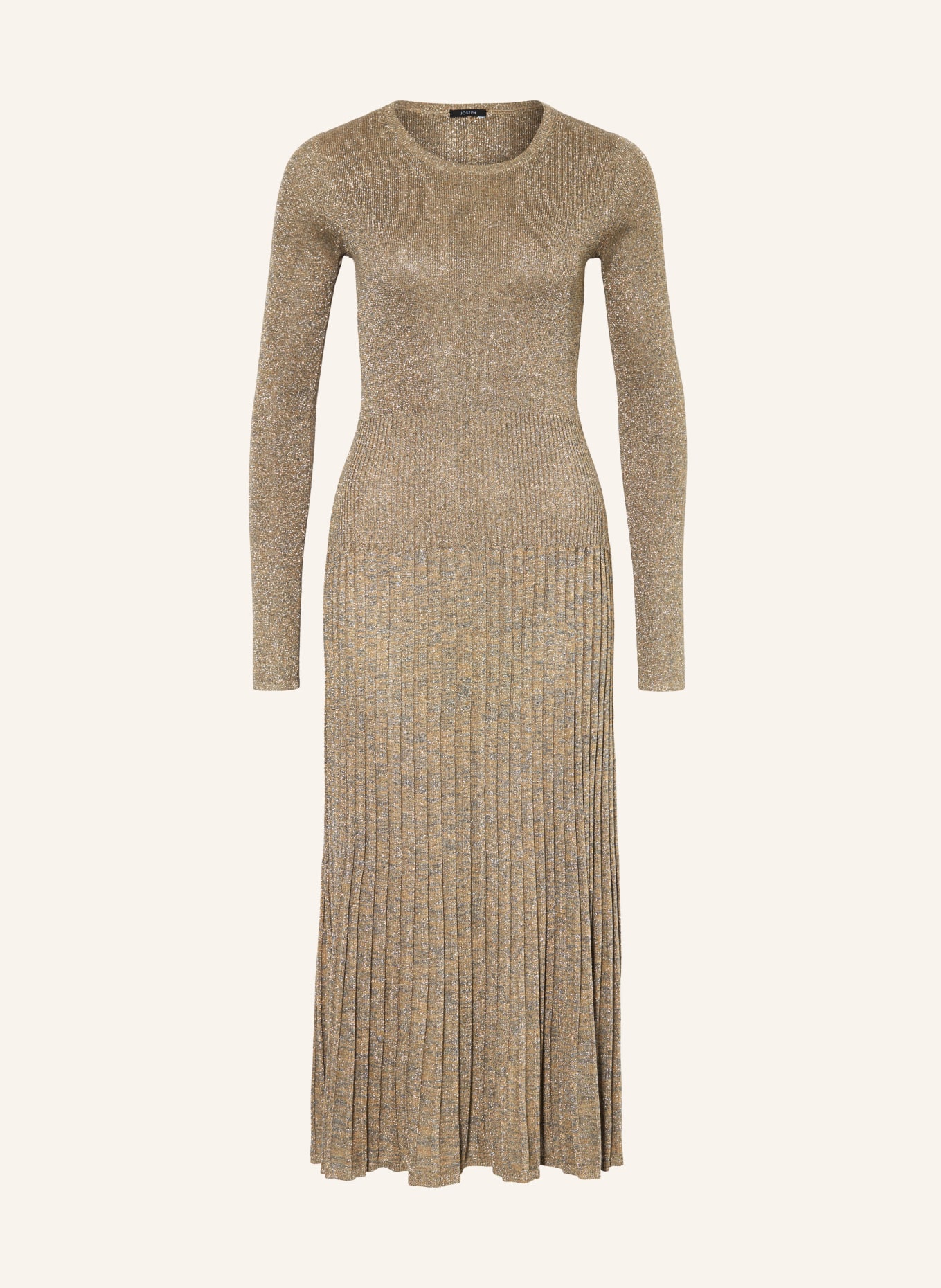 JOSEPH Dress with glitter thread, Color: BEIGE (Image 1)