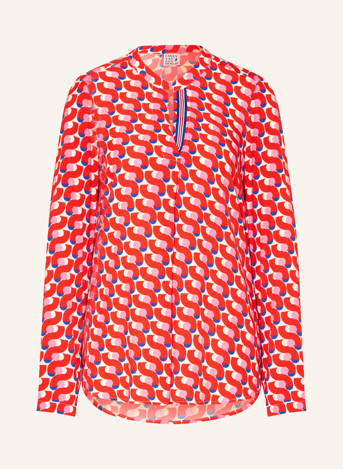 Emily VAN DEN BERGH Shirt blouse, Color: RED/ PINK/ BLUE (Image 1)