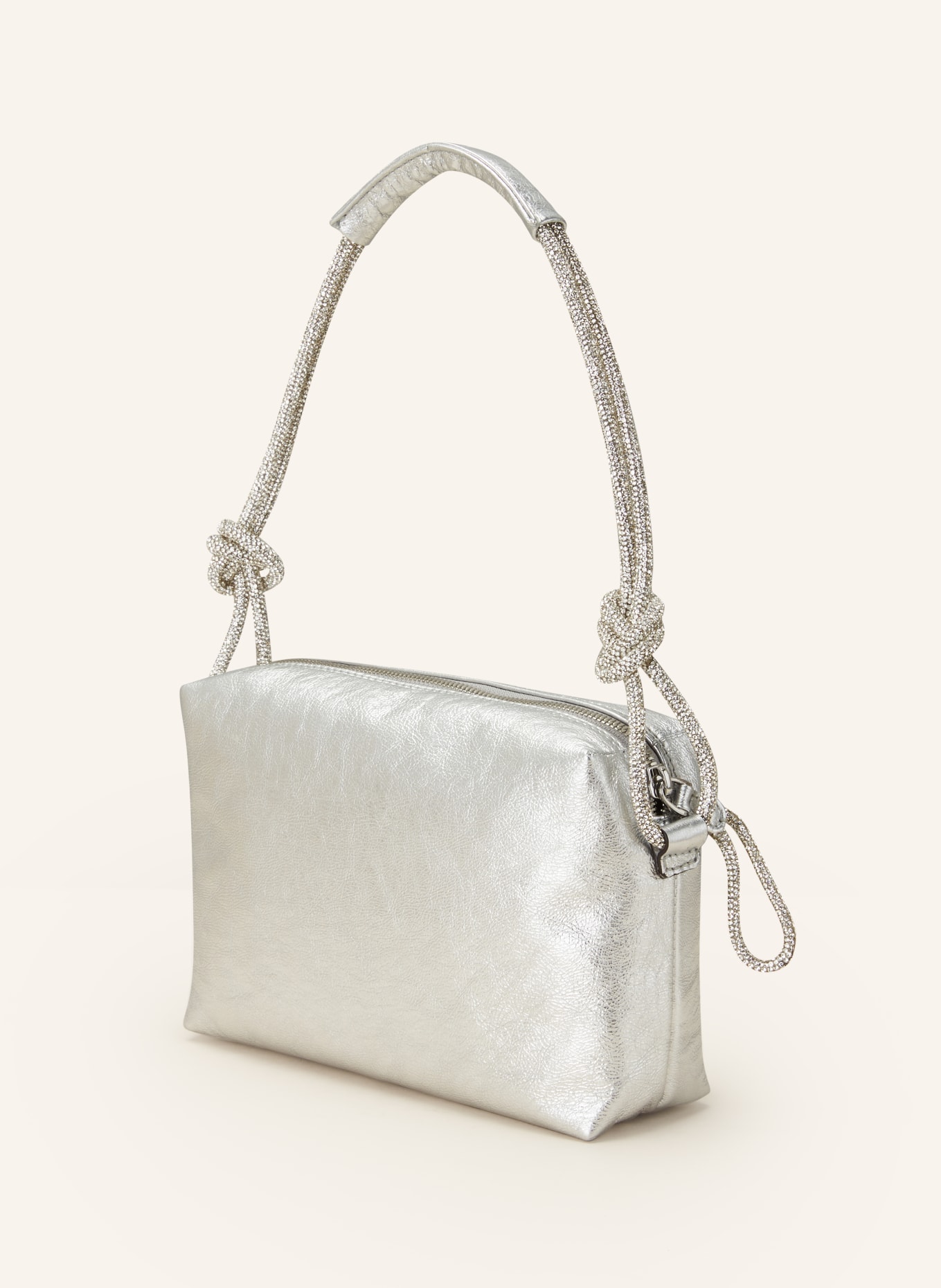 abro Shoulder bag with decorative gems, Color: SILVER (Image 2)