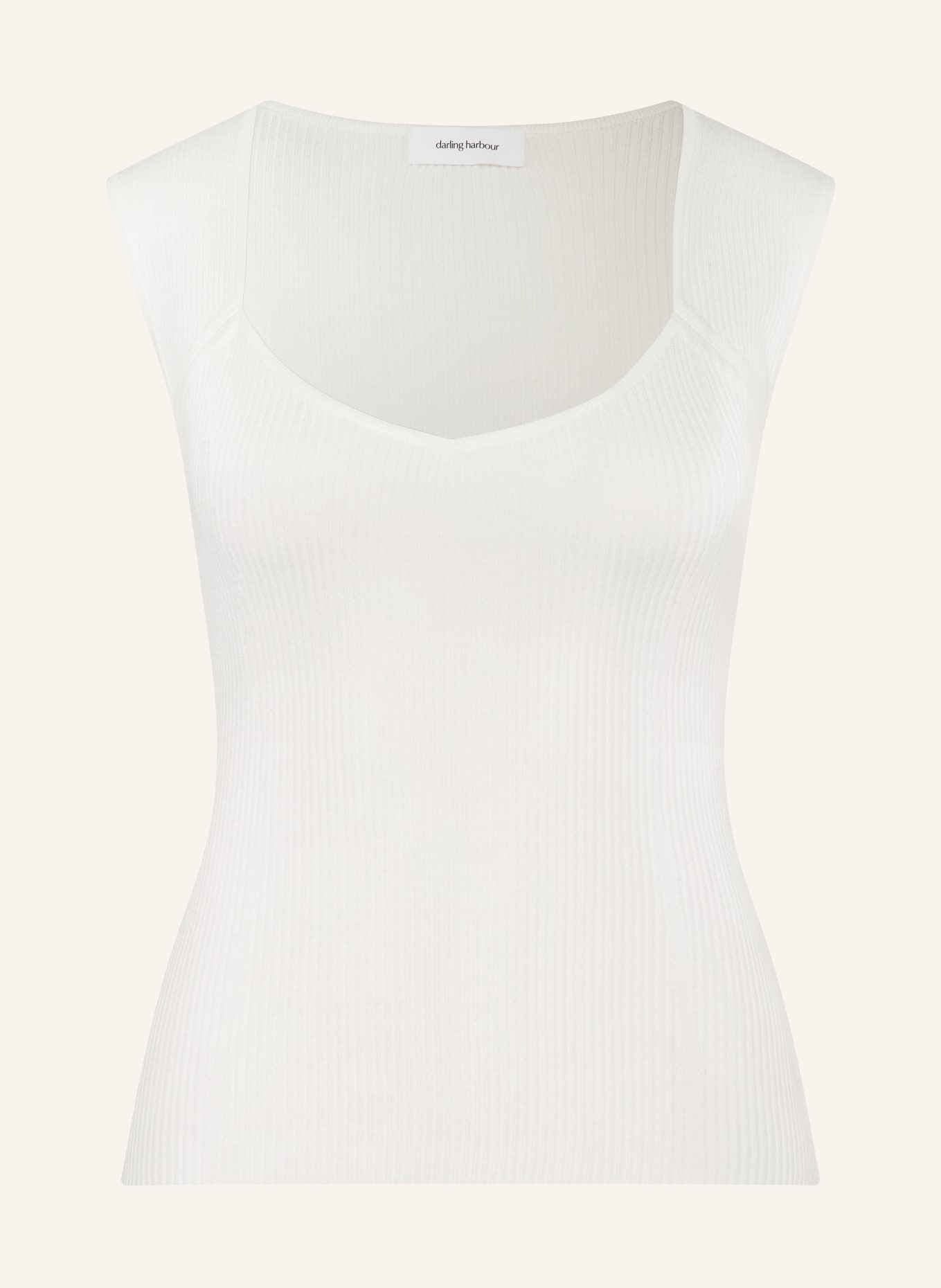 darling harbour Knit top, Color: WHITE (Image 1)