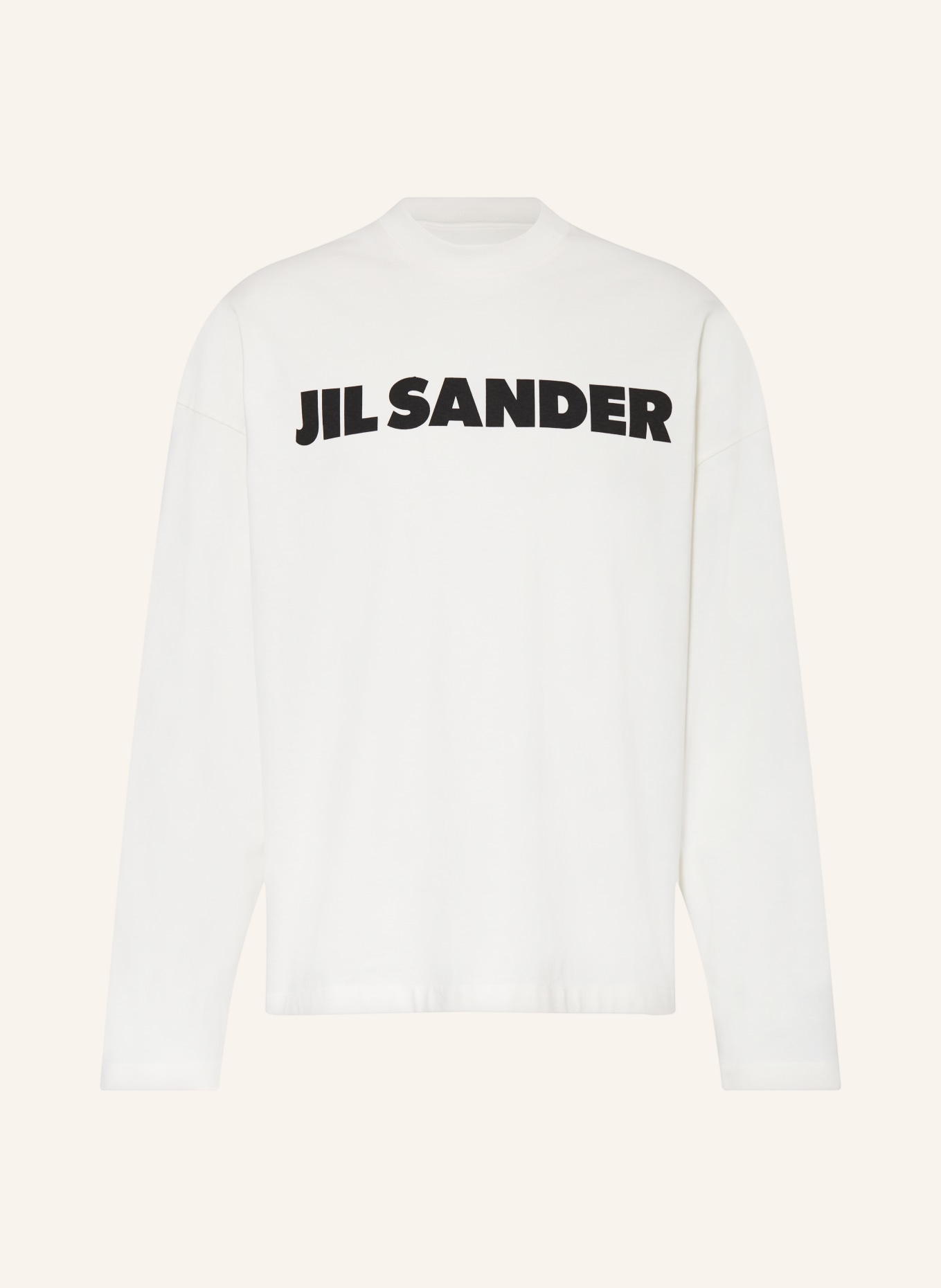 JIL SANDER Oversized tričko s dlouhým rukávem, Barva: BÍLÁ (Obrázek 1)