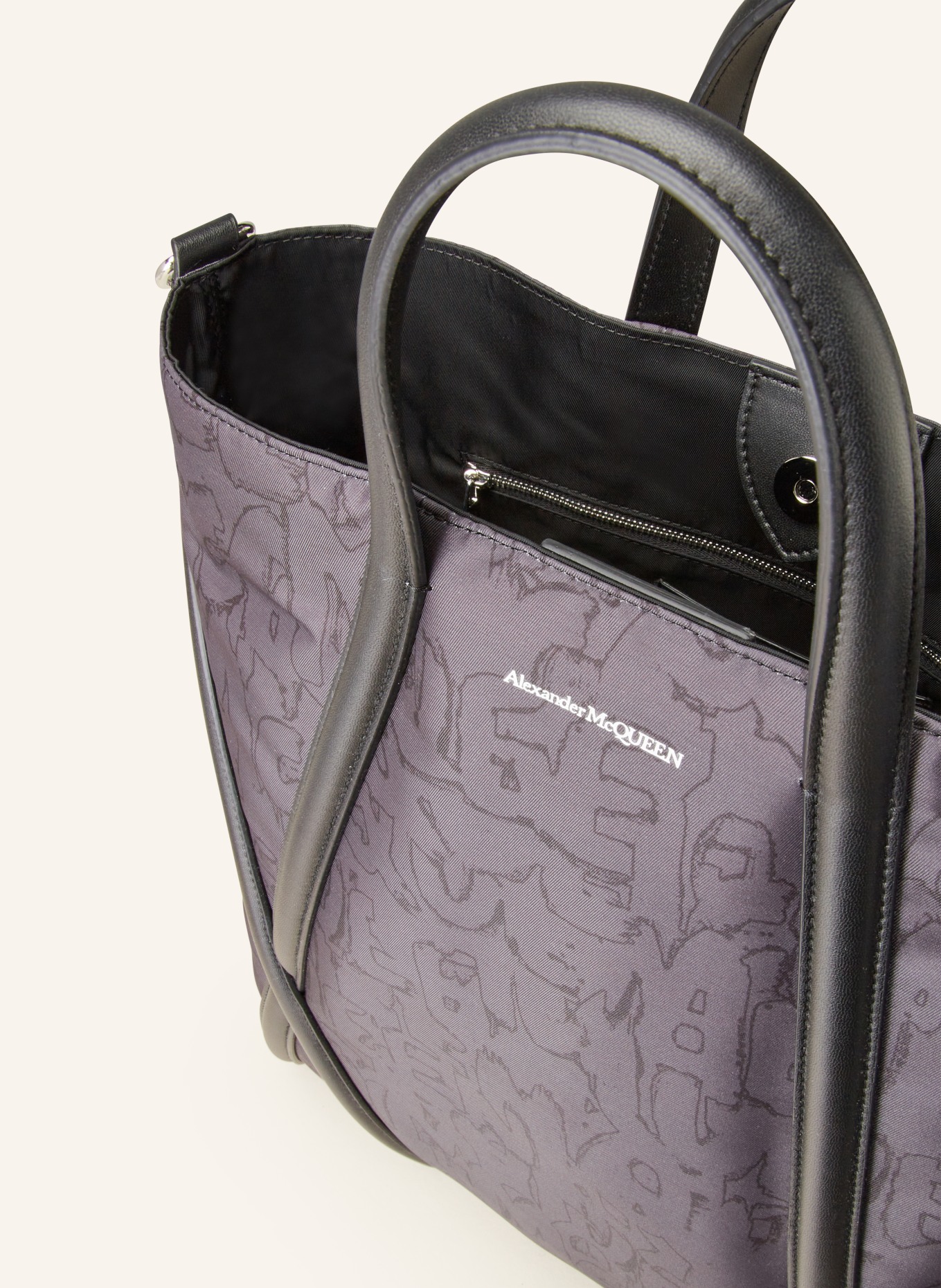 Alexander McQUEEN Shopper HARNES, Farbe: SCHWARZ (Bild 3)