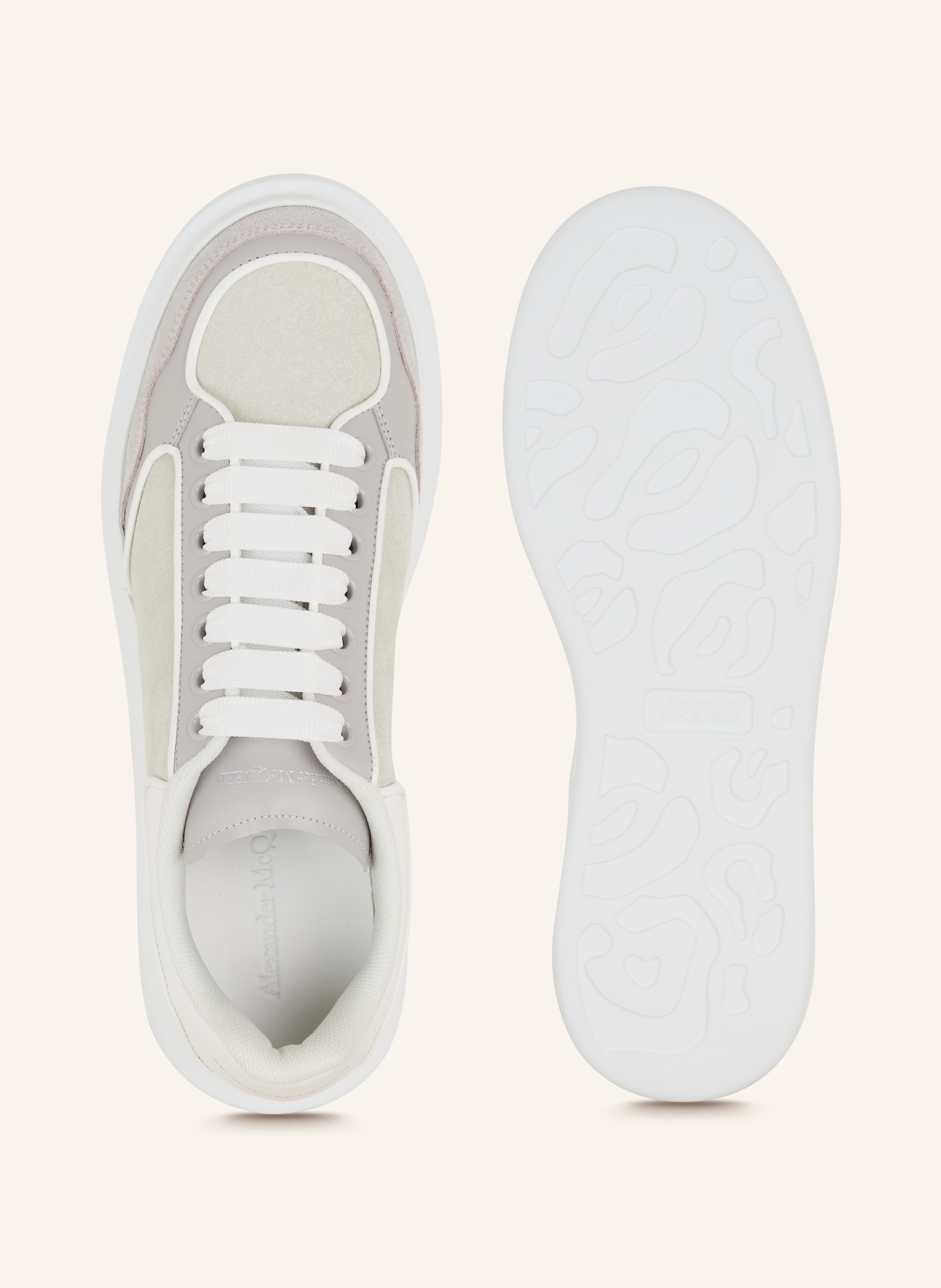 Alexander McQUEEN Sneakers, Color: LIGHT GRAY/ WHITE (Image 5)