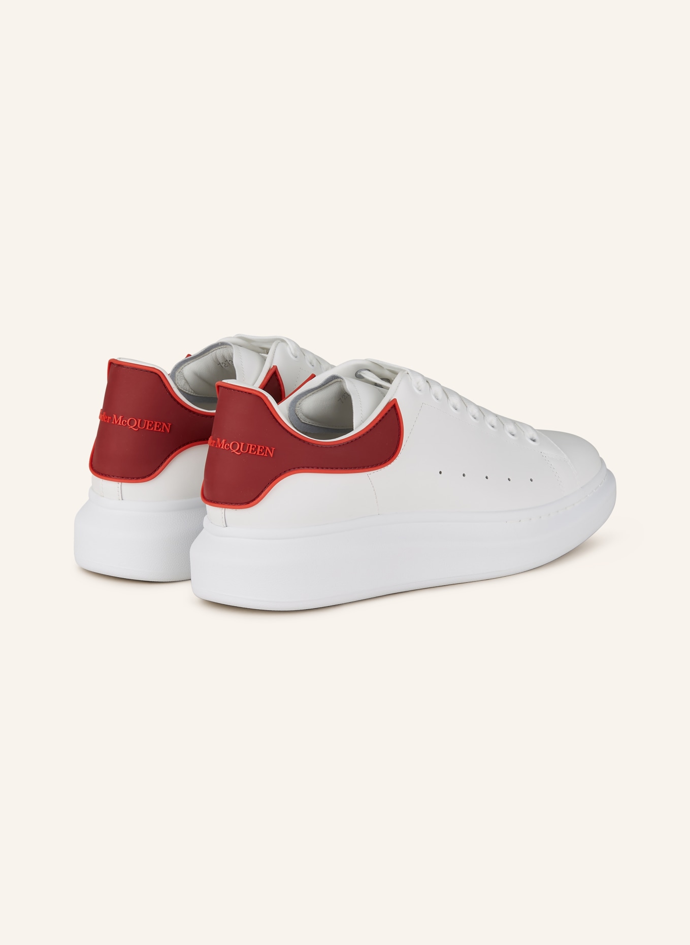 Alexander McQUEEN Sneakers, Color: WHITE/ DARK RED (Image 2)