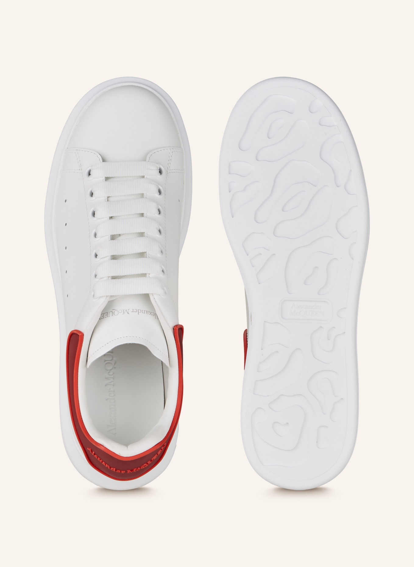 Alexander McQUEEN Sneakers, Color: WHITE/ DARK RED (Image 5)