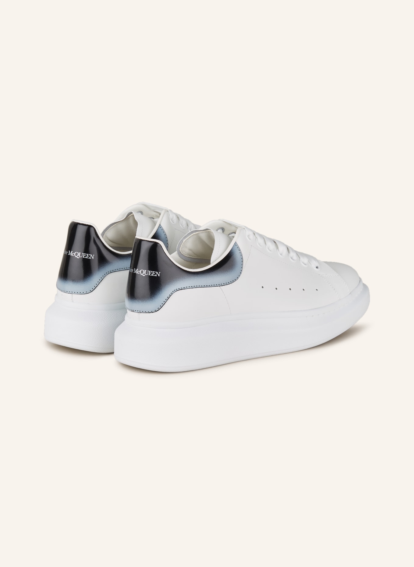Alexander McQUEEN Sneakers, Color: WHITE/ BLACK/ SILVER (Image 2)