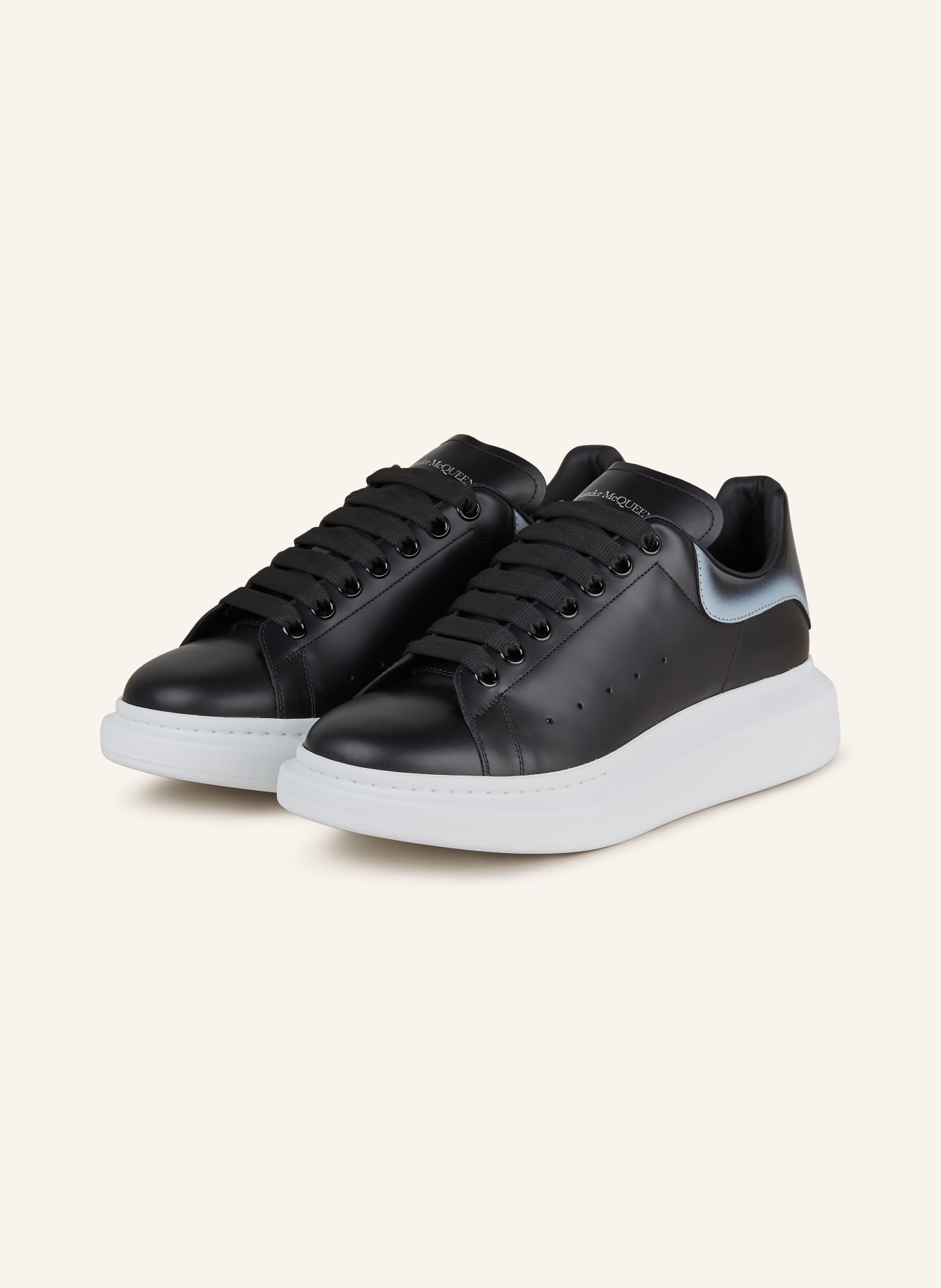 Alexander McQUEEN Sneakers, Color: BLACK/ SILVER (Image 1)