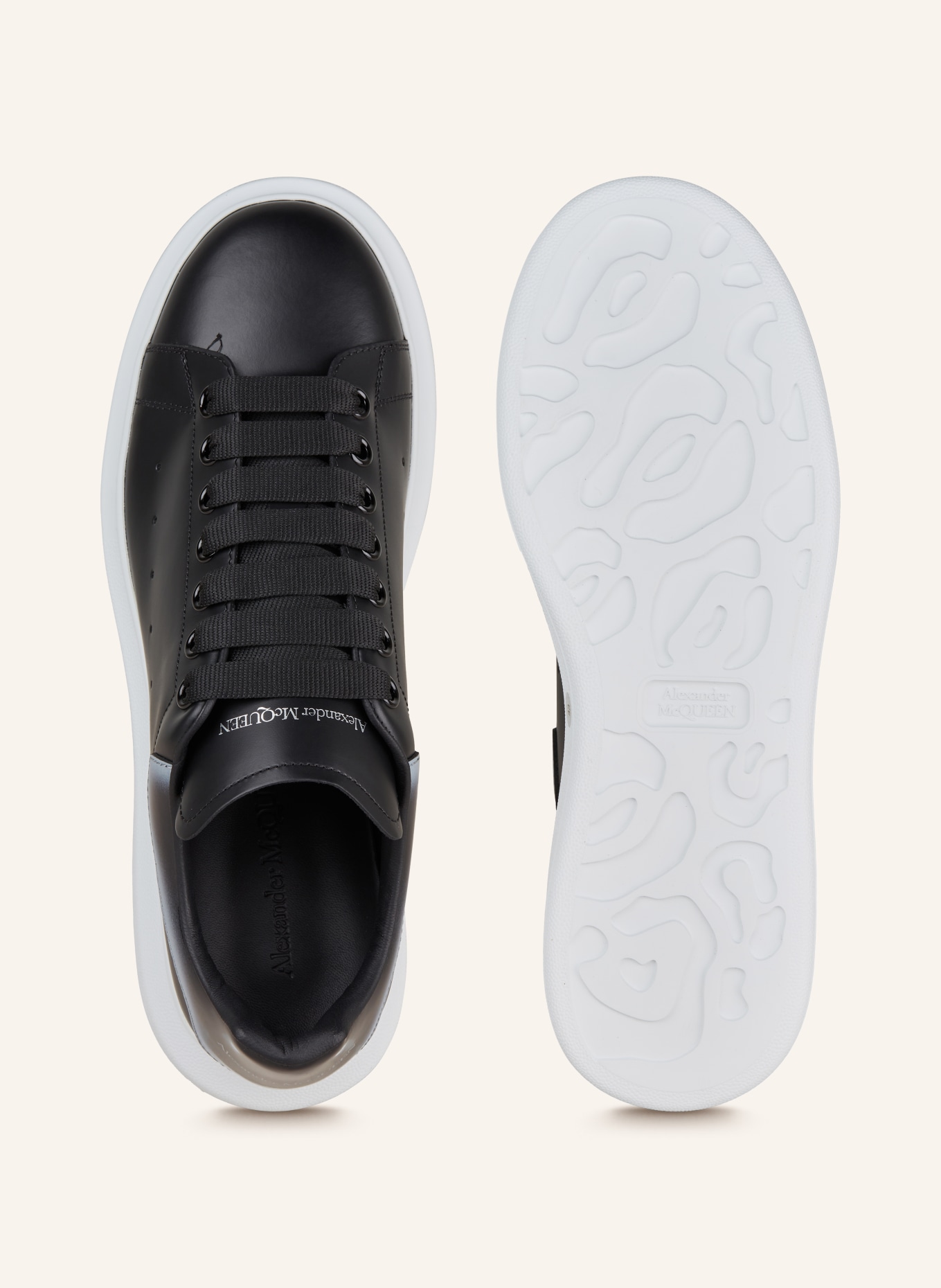 Alexander McQUEEN Sneakers, Color: BLACK/ SILVER (Image 5)