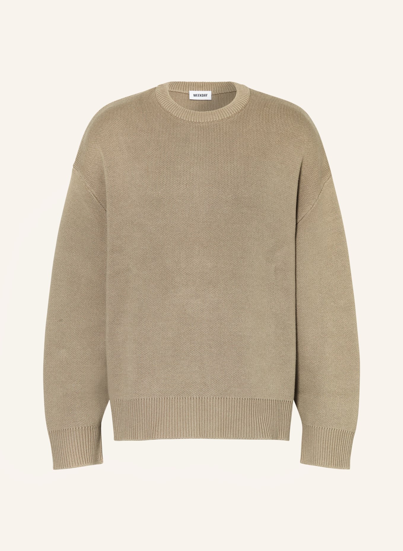 WEEKDAY Sweater CYPHER, Color: BEIGE (Image 1)